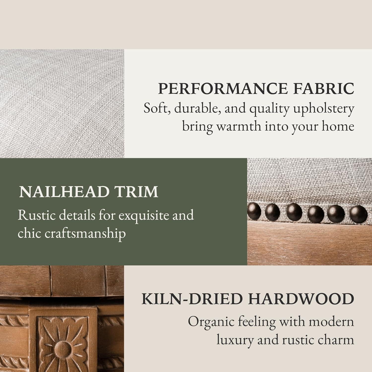 Maven Lane Maven Lane Pullman Stool with Fabric Upholstery