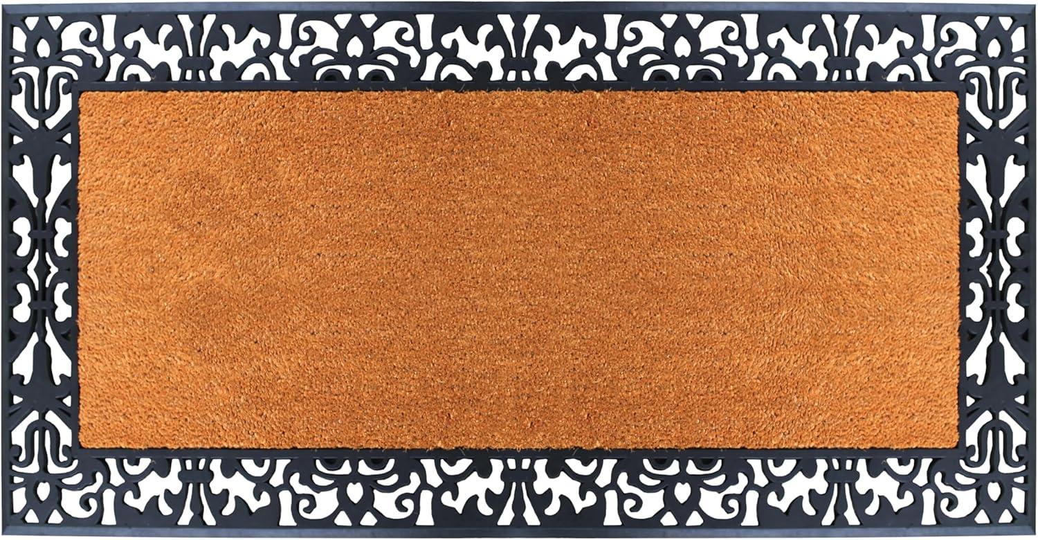 A1HC Entrance Door Mats, 30” x 60”, Durable Large Outdoor Rug, Non-Slip Welcome Doormat, Rubber Backed Low-Profile Heavy Duty Door Mat, Indoor Outdoor for Front Door, High Traffic Areas