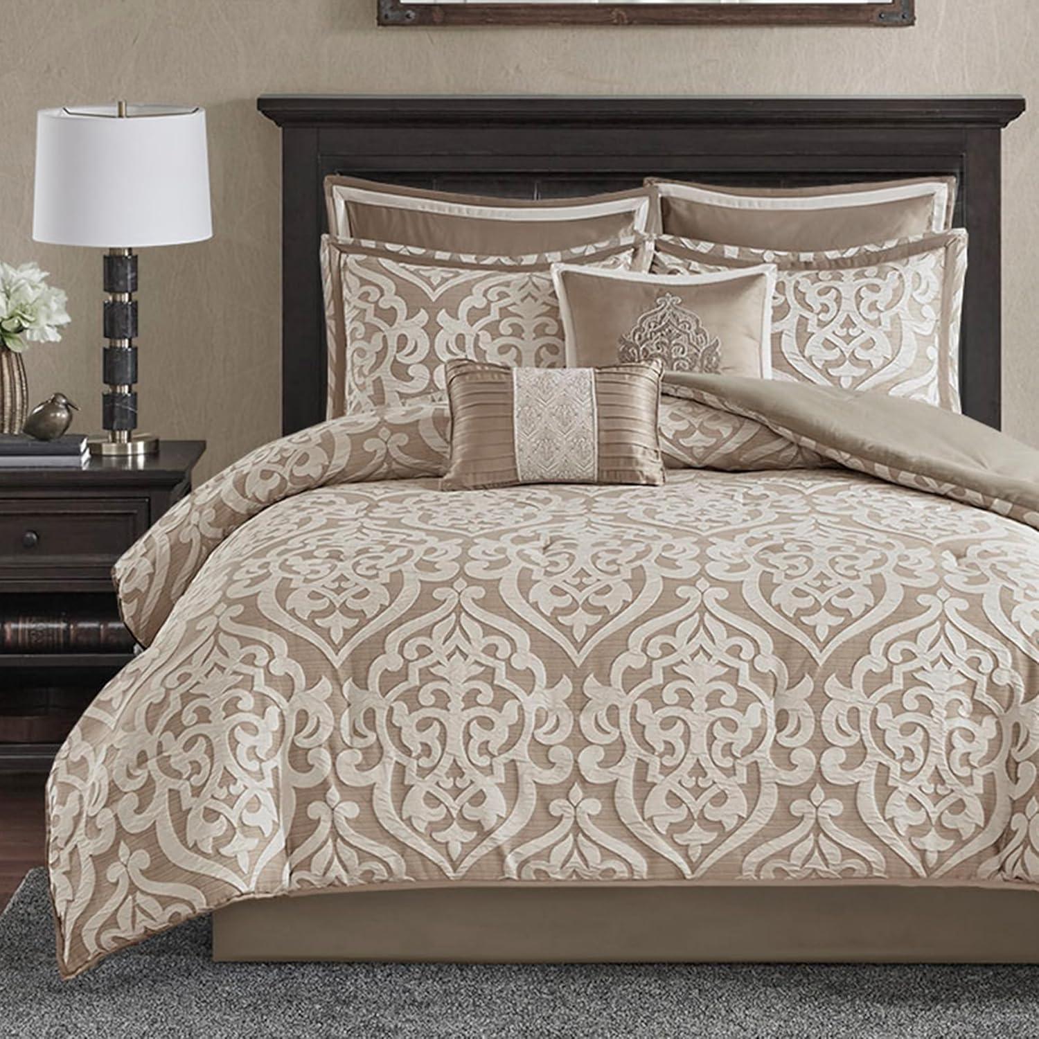 Odette Jacquard 8 Piece Comforter Set