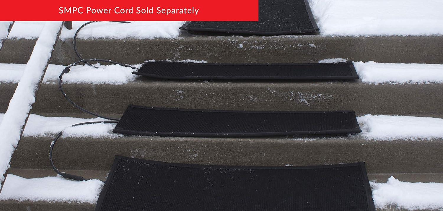 Heated Snow Melting Stair Mat, 11"x30", connectable, SM11x30C-RES (SMPC power cord sold separately)