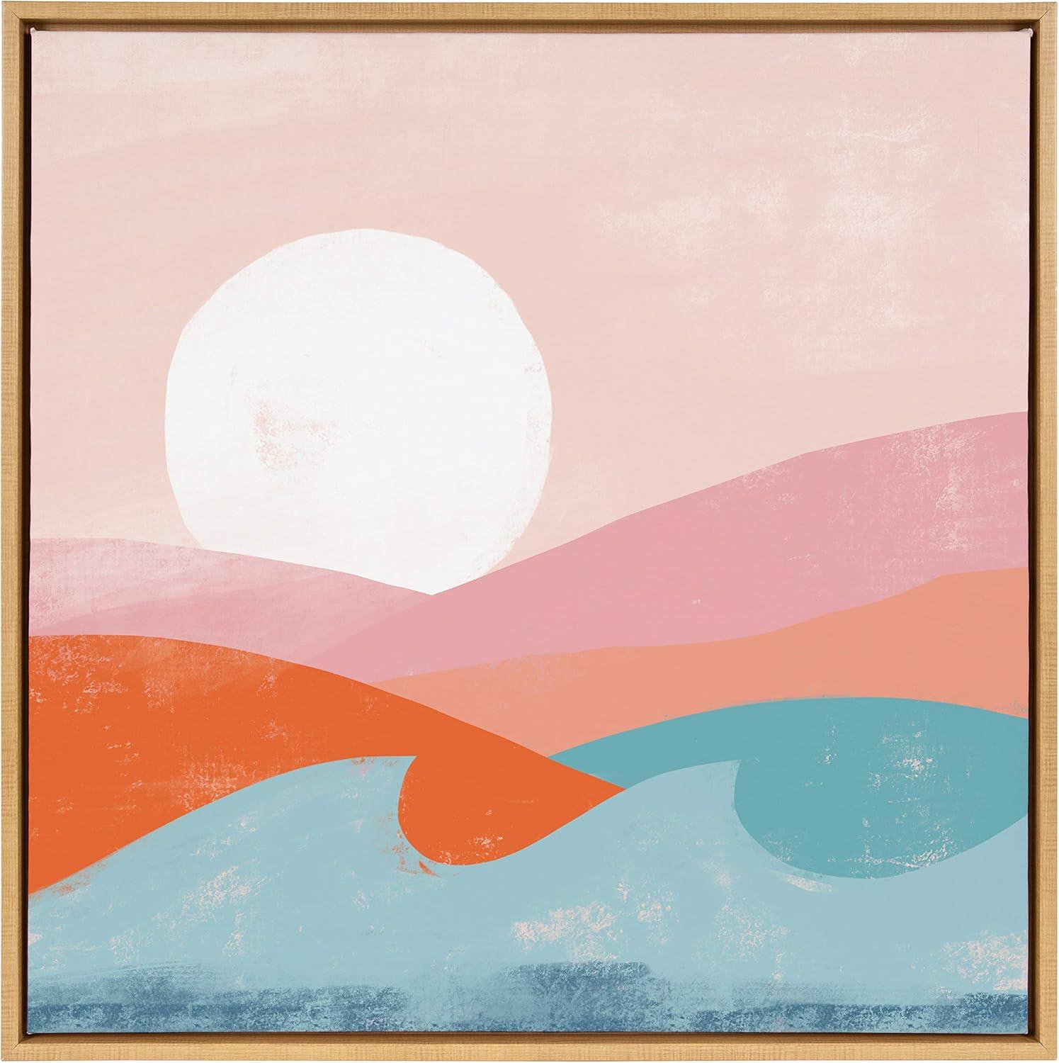 30" x 30" Sylvie Endless Summer Framed Canvas by Kate Aurelia Holloway - Kate & Laurel All Things Decor