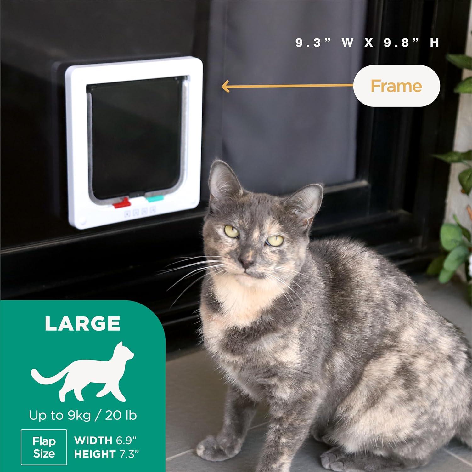 Hakuna Pets Hakuna Plastic Door Mounted Pet Door