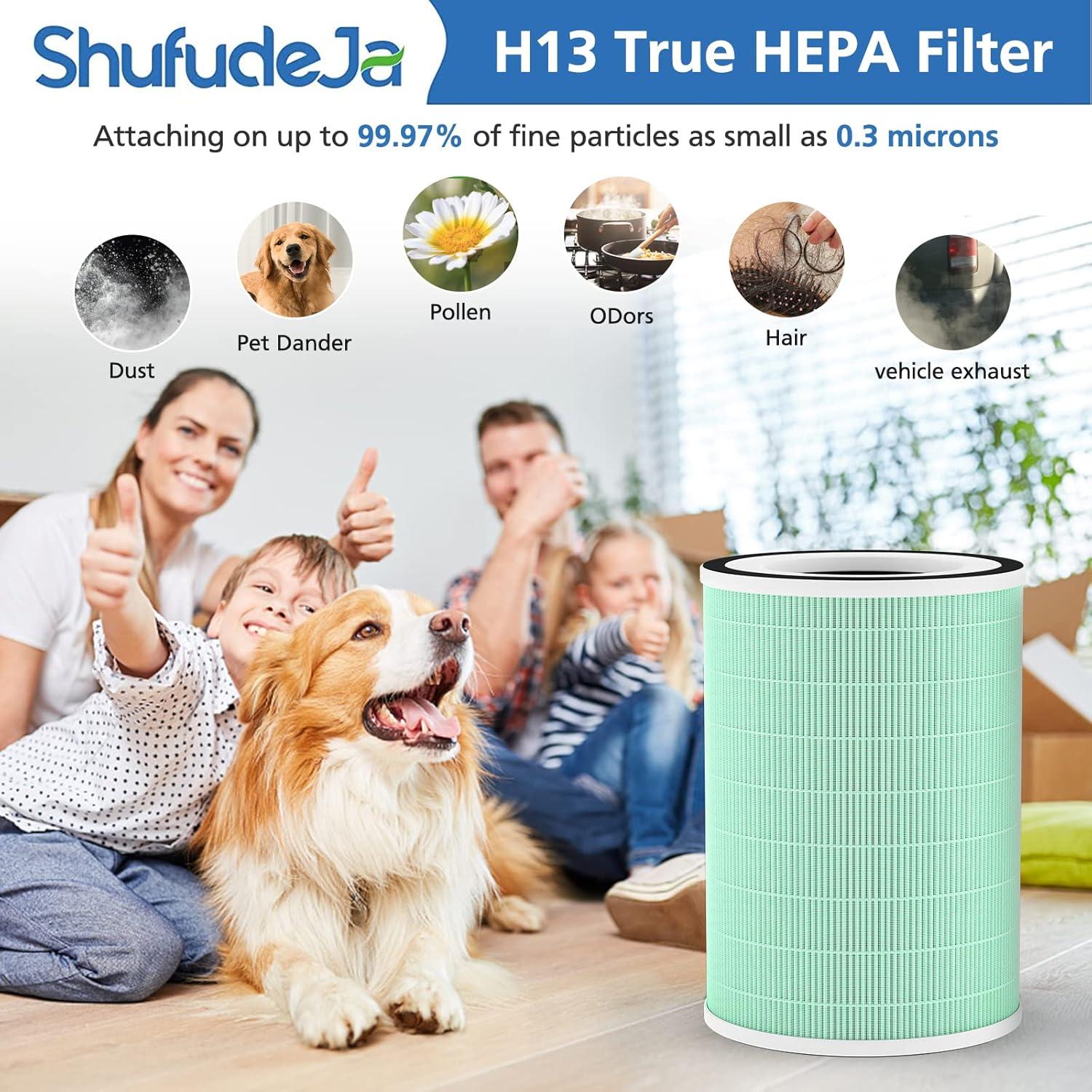 White True HEPA Replacement Filters for Air Purifiers, 2-Pack