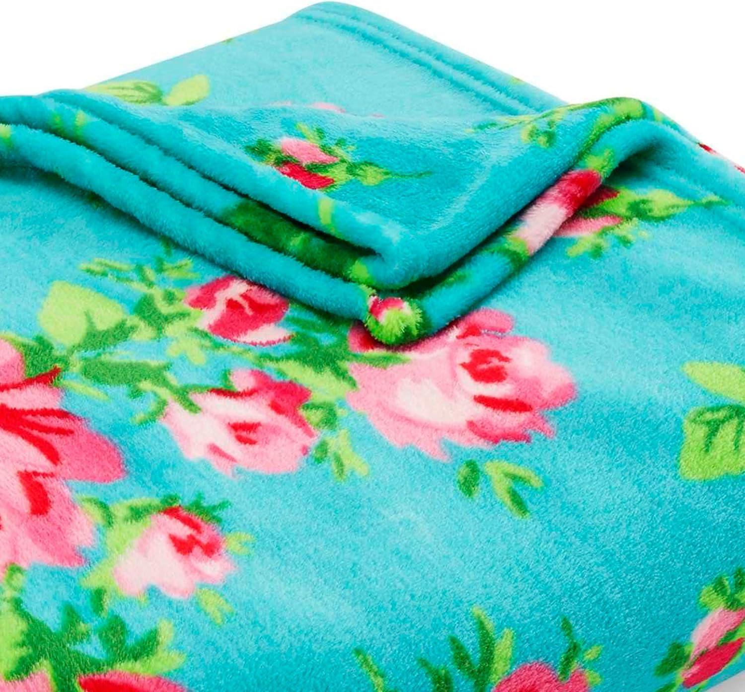 Betsey Johnson Bouquet Day Ultra Soft Plush Throw Blanket