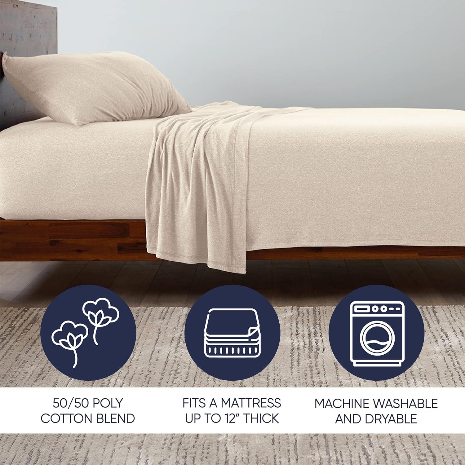 Ella Jayne Home Ella Jayne Jersey 4-Piece Sheet Set