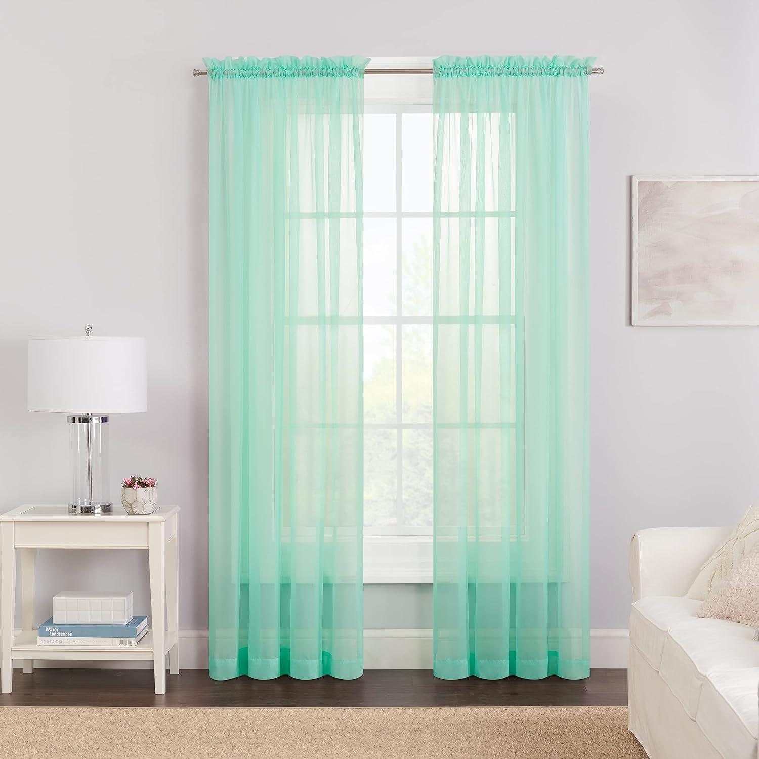Pairs to Go™ Victoria Voile curtain panel pair