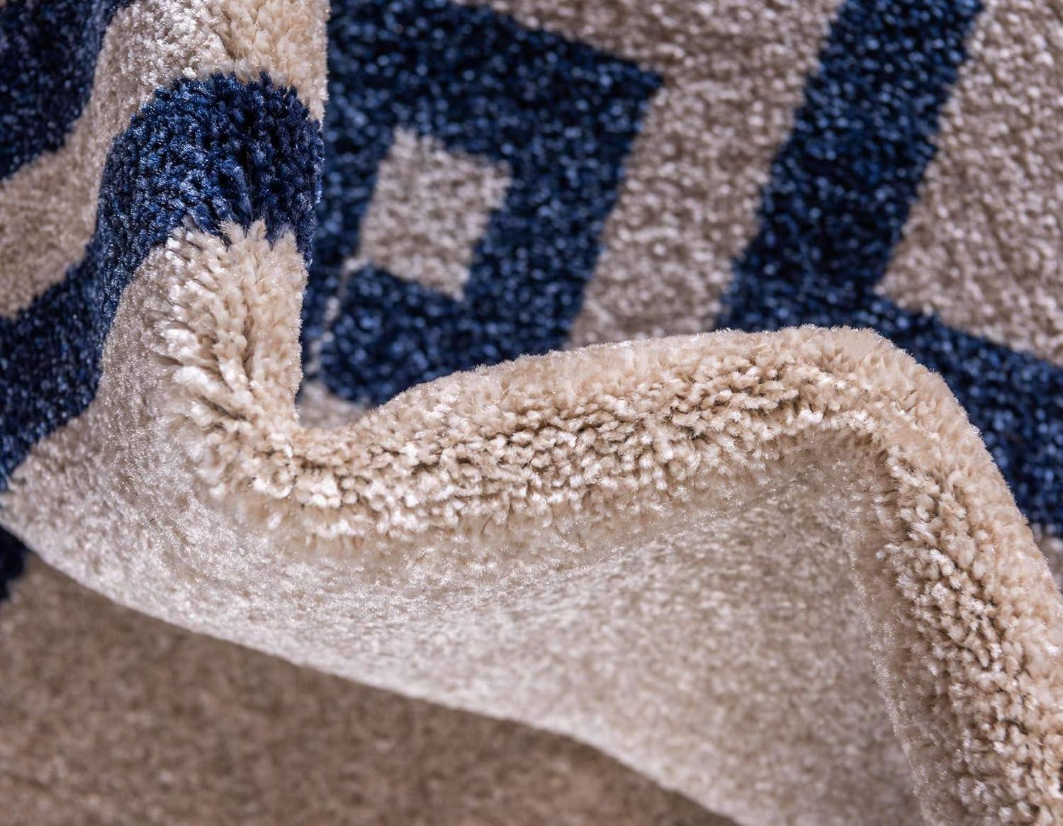 Athens Geometric Beige 7' 0 x 10' 0 Area Rug