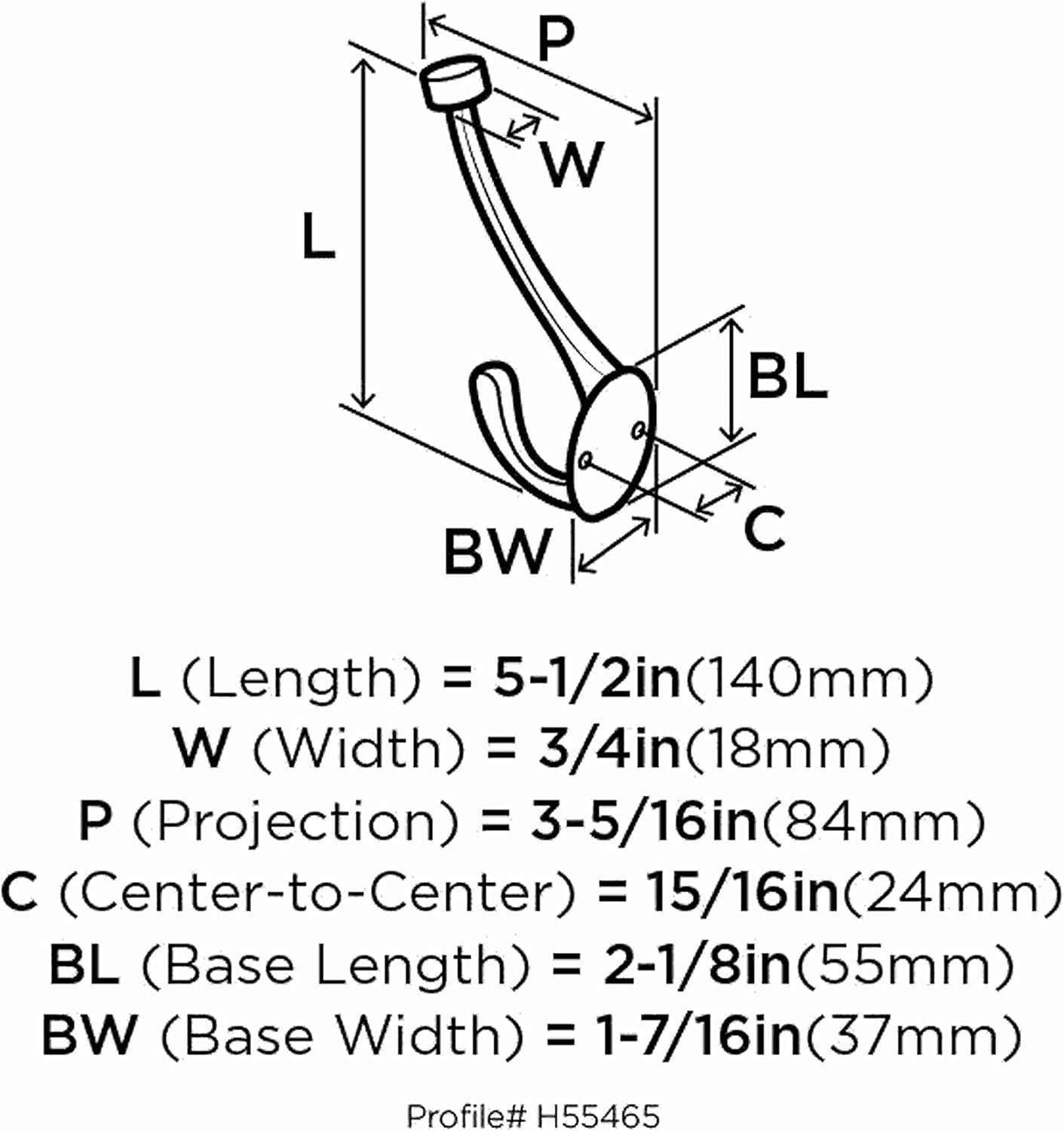 Wall Mounted Single Hook