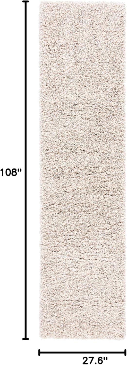 Shag SG151 Power Loomed Indoor Runner Rug - Dark Grey - 2'3"x9' - Safavieh.