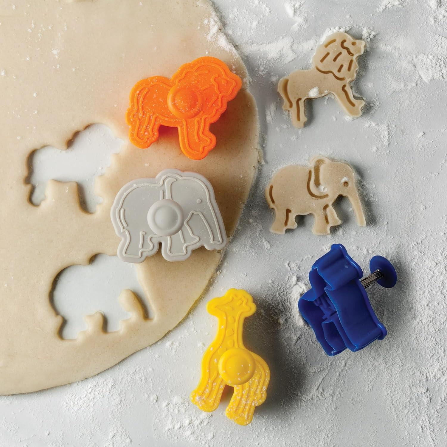 Mrs. Anderson’s Baking Animal Cracker Cookie Cutters, BPA Free, Set of 4