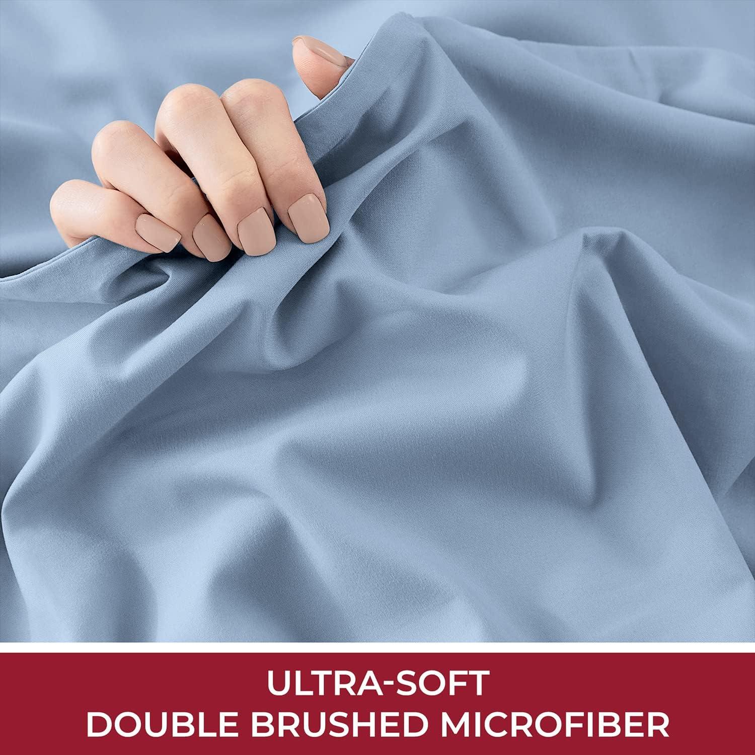 Microfiber Fitted Sheet Up to 16" Deep Pocket - Mellanni