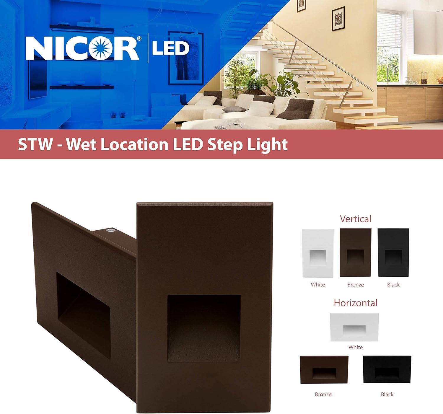 Bronze Matte LED Pathway Step Light