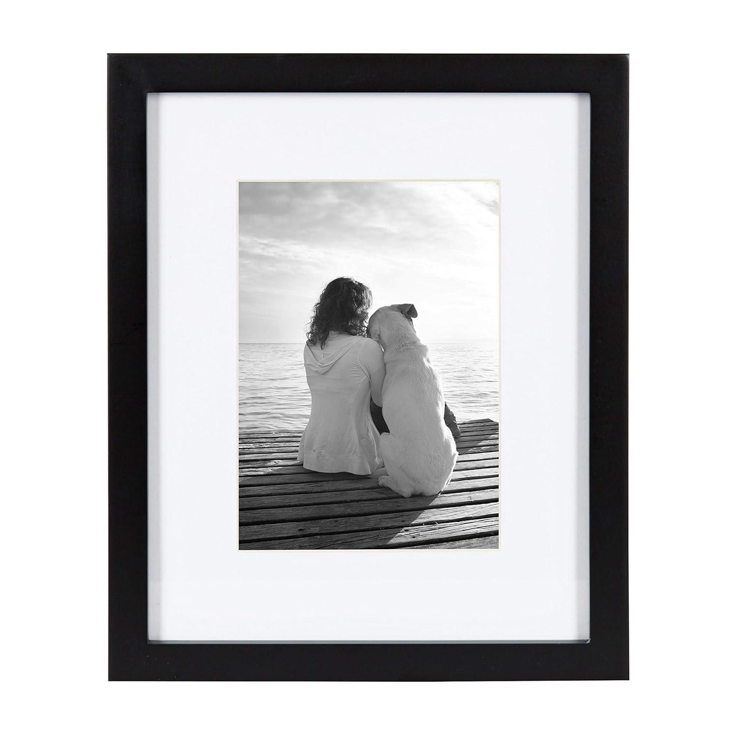 DesignOvation 8 x 10 Satin Picture Frame 4 Count