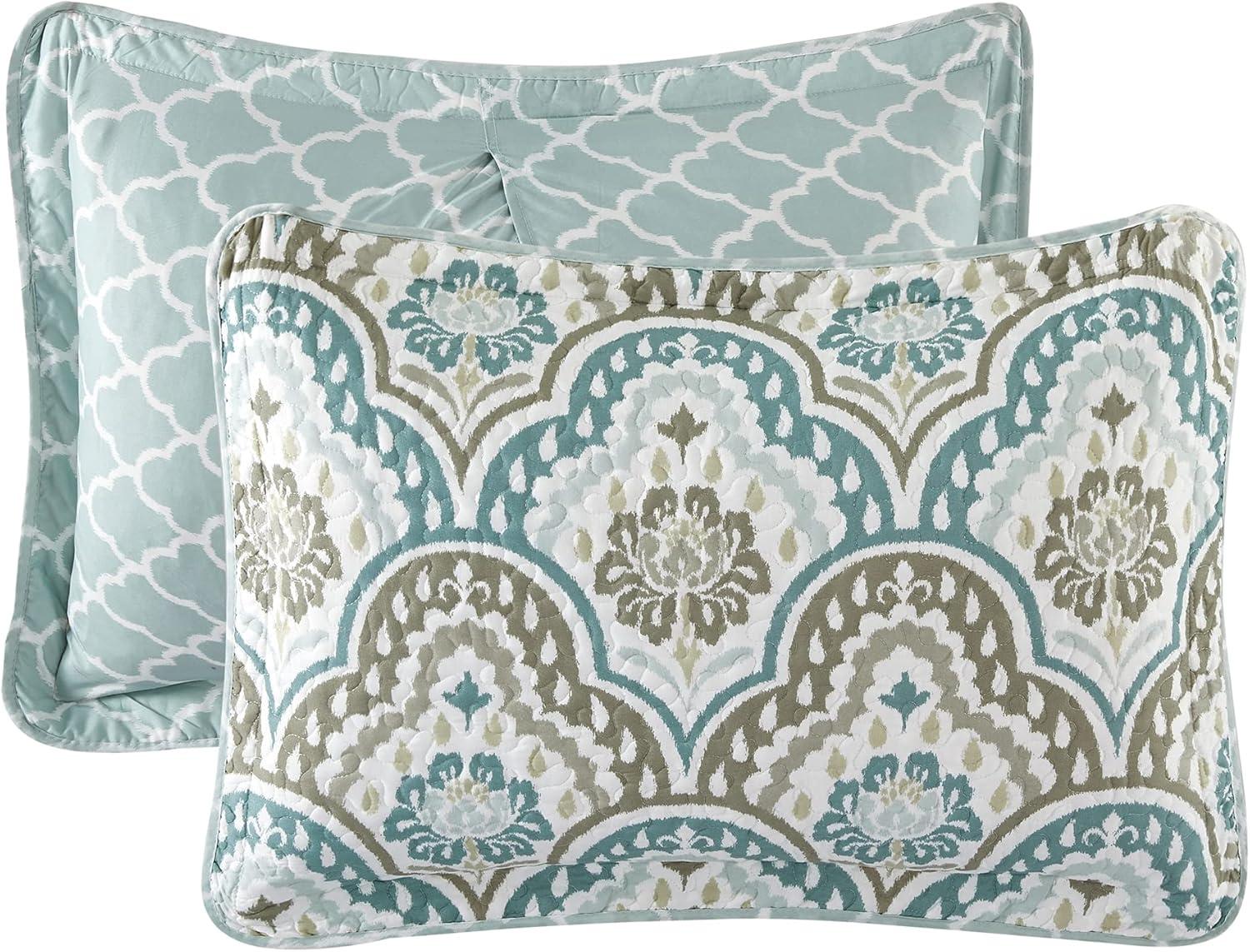 Tivoli Modern & Contemporary Damask Quilt Set