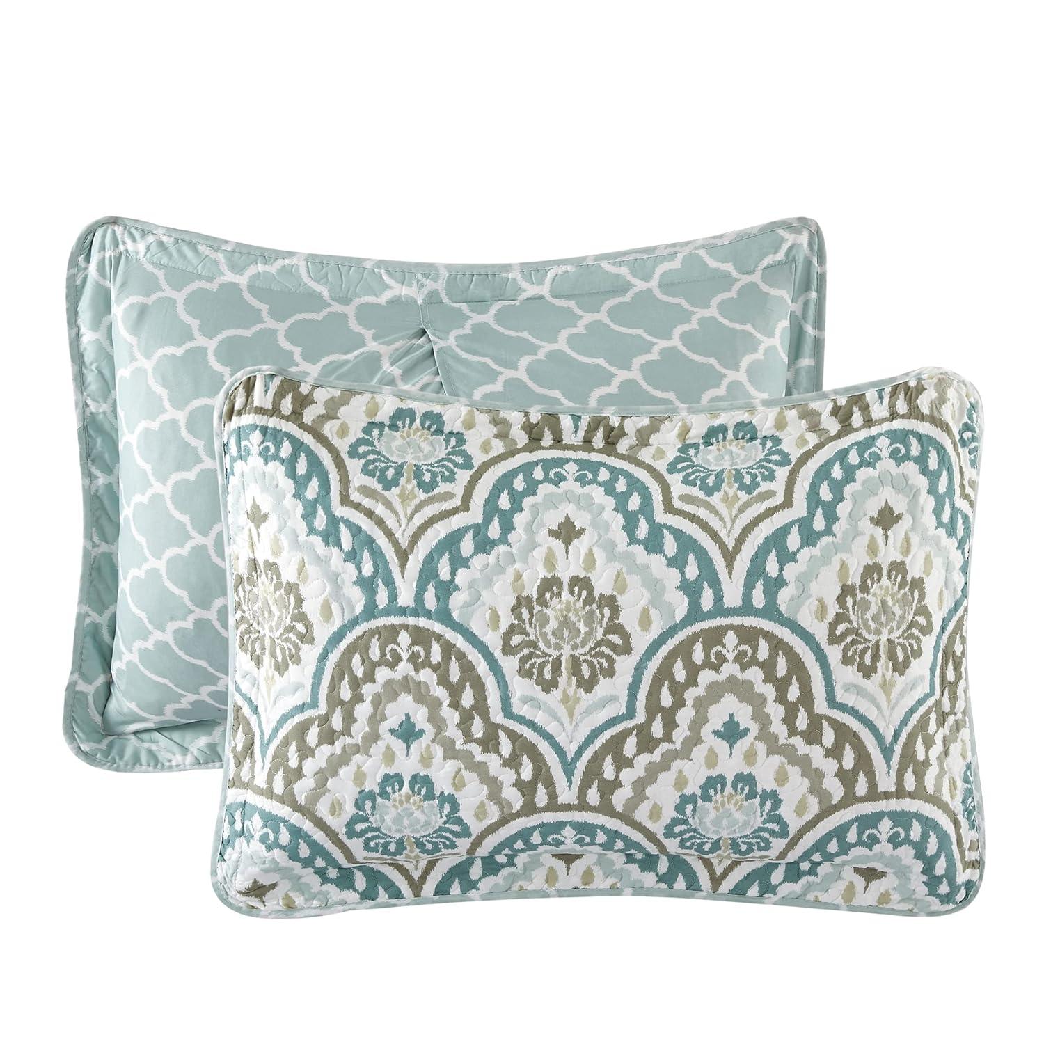 Tivoli Modern & Contemporary Damask Quilt Set
