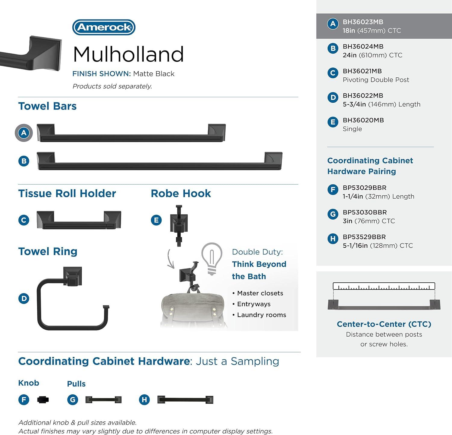 Amerock Mulholland Towel Bar