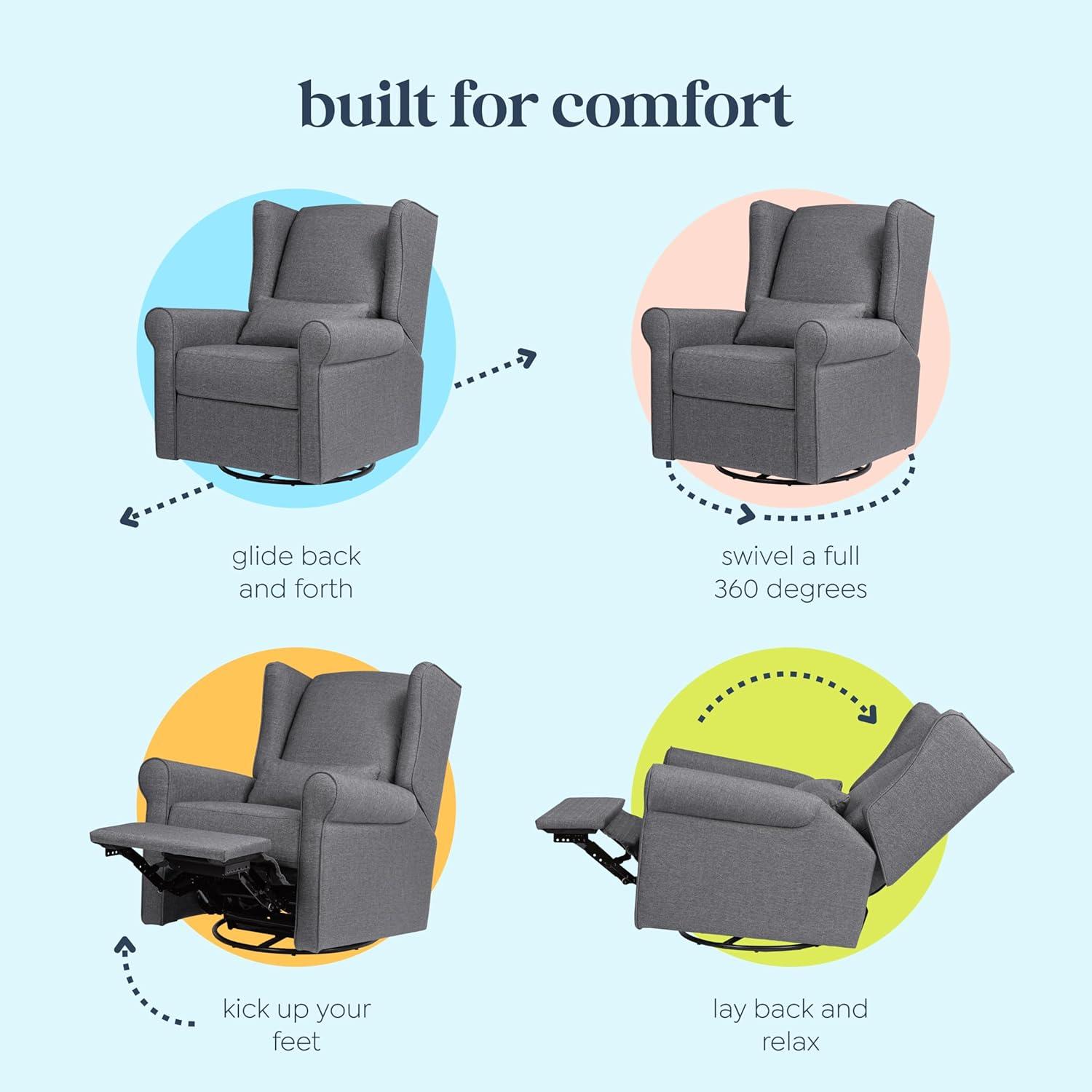 daVinci Hayden Swivel Reclining Glider