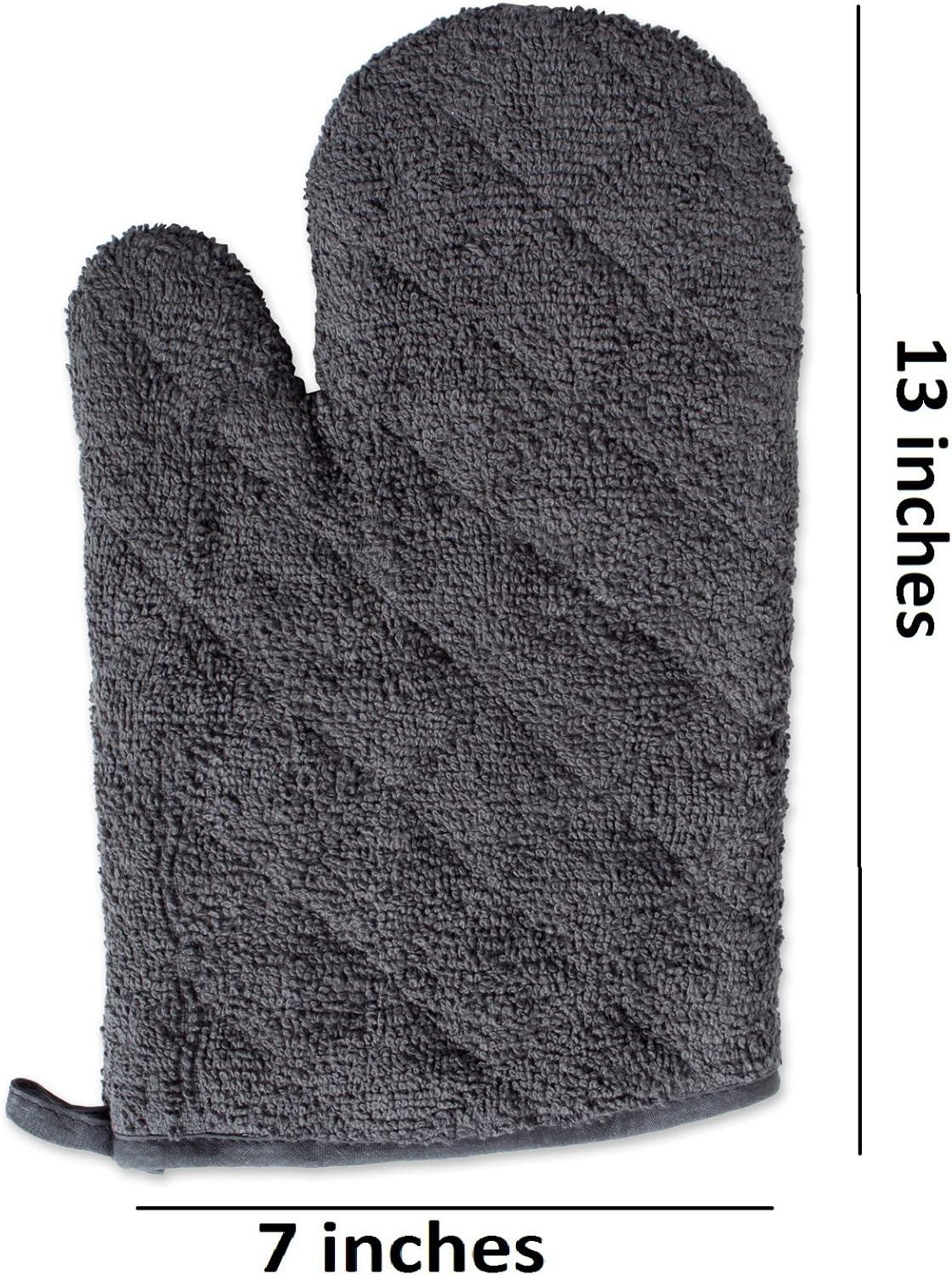 Design Imports Cotton Blend Oven Mitt Set