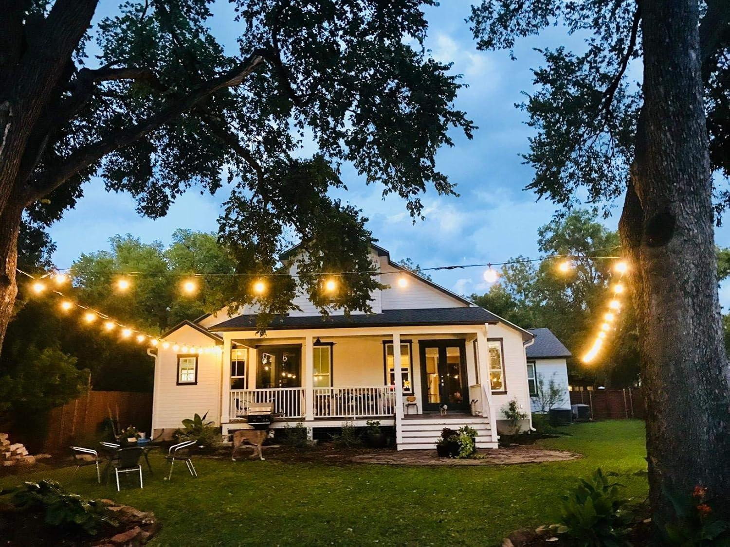 Dimmable LED S14 Vintage Edison Bulbs for Outdoor String Lights