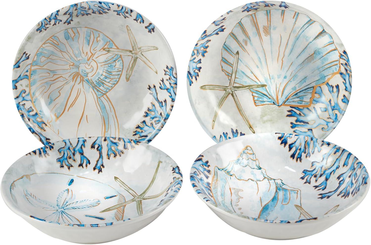 Certified International Playa Shells Set Of 4 Soup Bowl