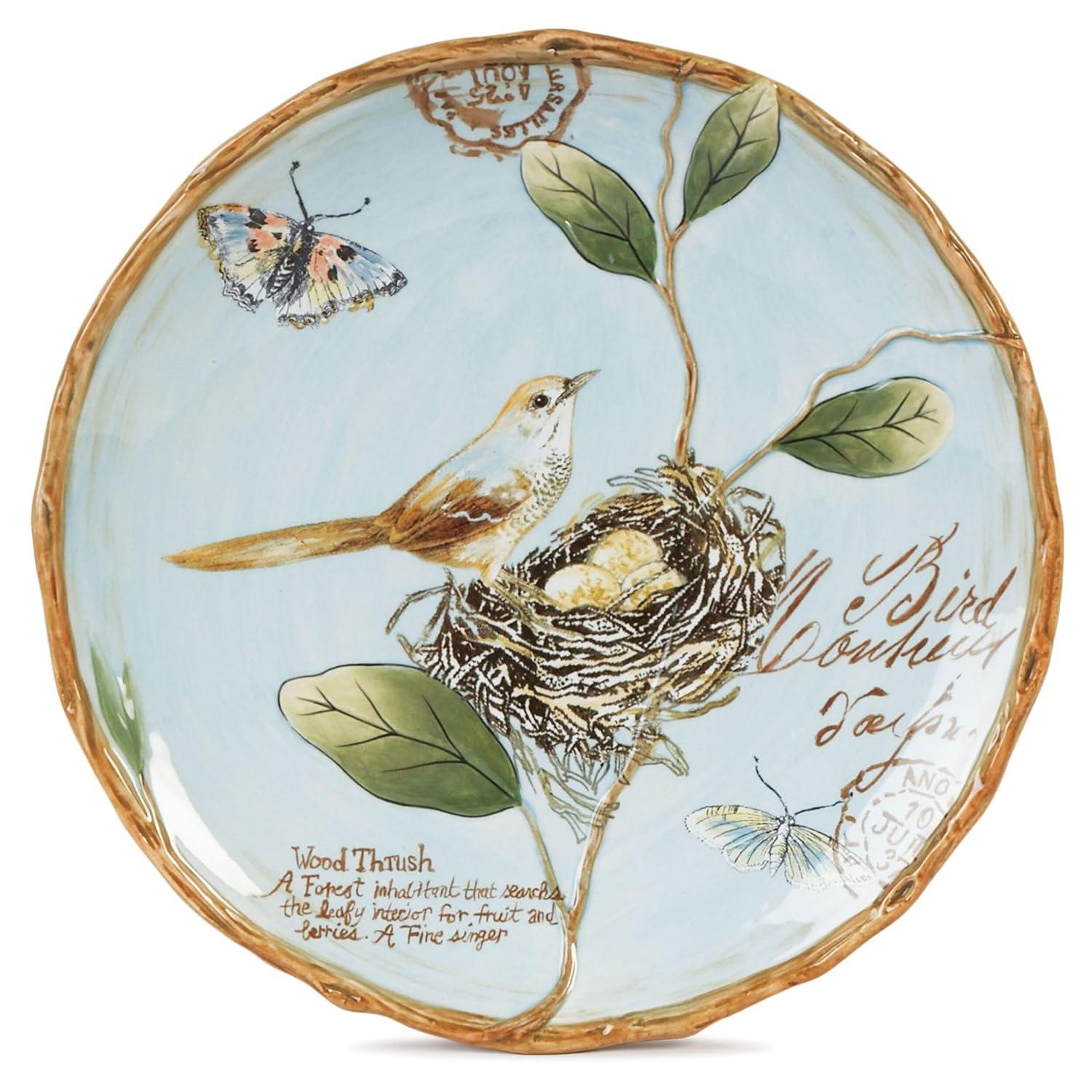 Fitz and Floyd Fitz and Floyd Toulouse Blue 12-Pc Dinnerware Set, Service For 4