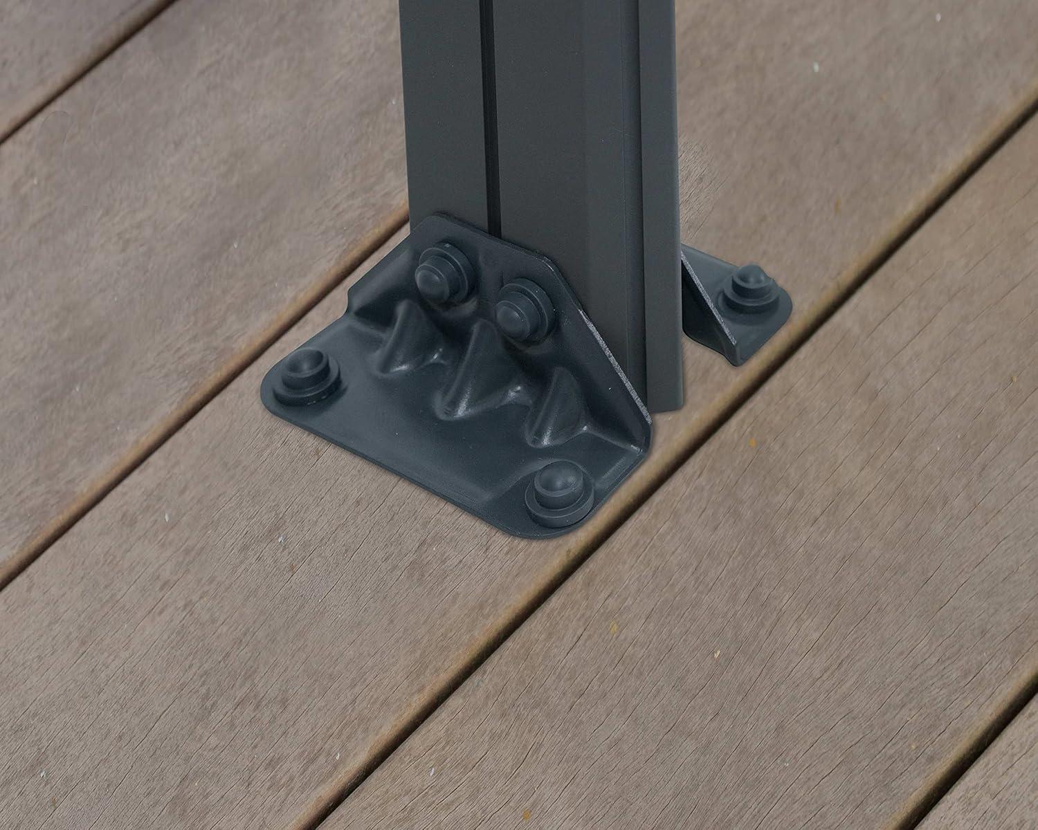 Palram - Canopia Martinique 4300 10' x 14' Polycarbonate/Aluminum Gazebo - Gray/Bronze