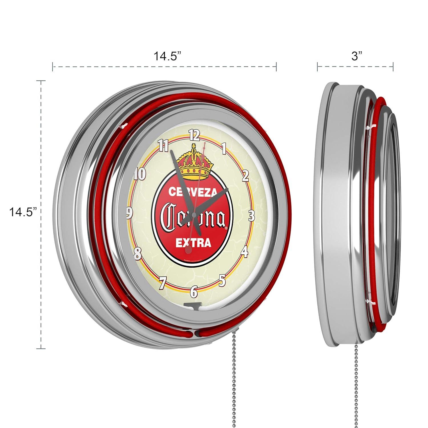 Trademark Global Glass Wall Clock