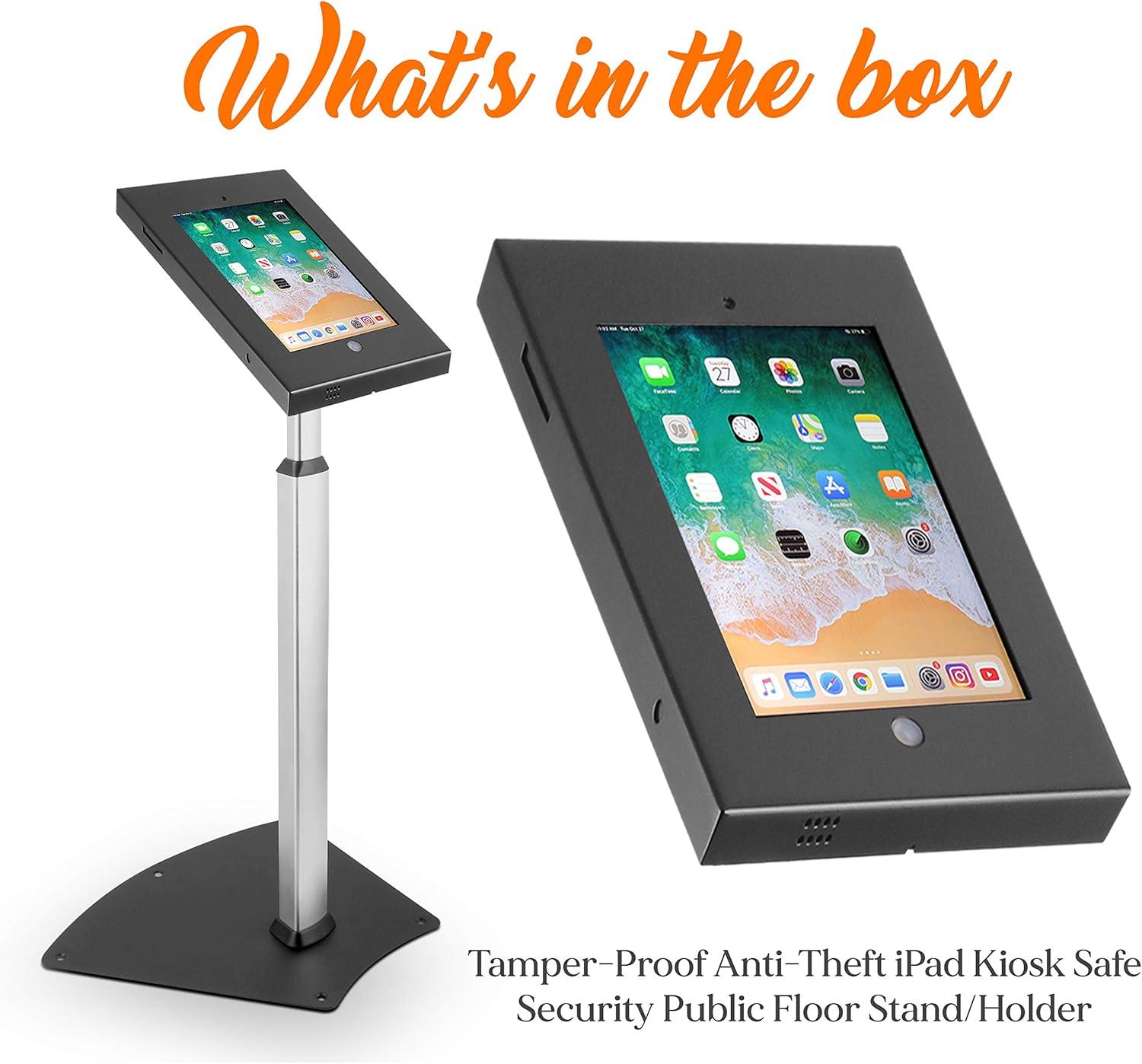 Pyle iPad Security Anti-Theft Public Display Stand with Lock