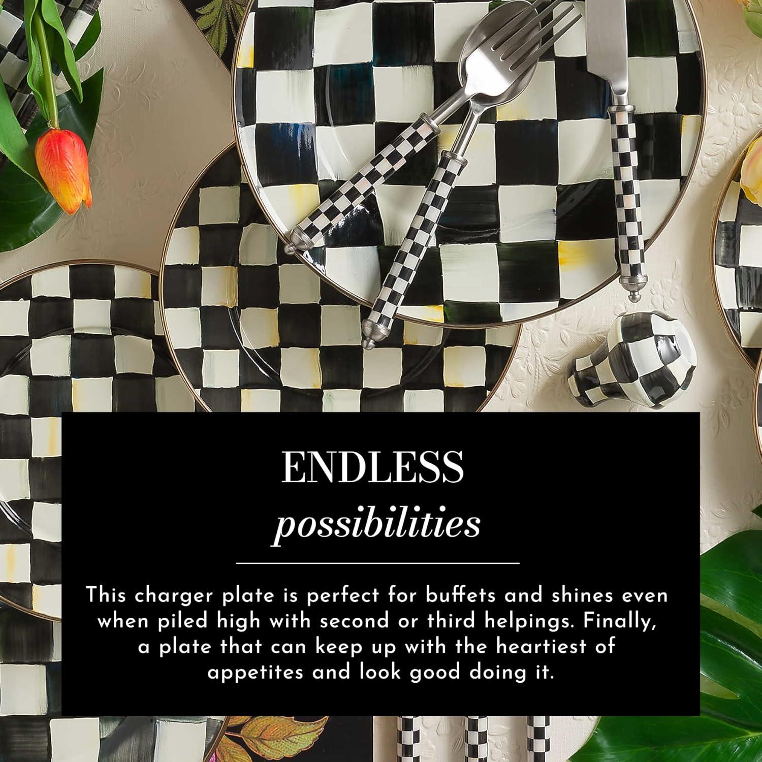 MacKenzie-Childs Enamel Chargers (Set of 4)