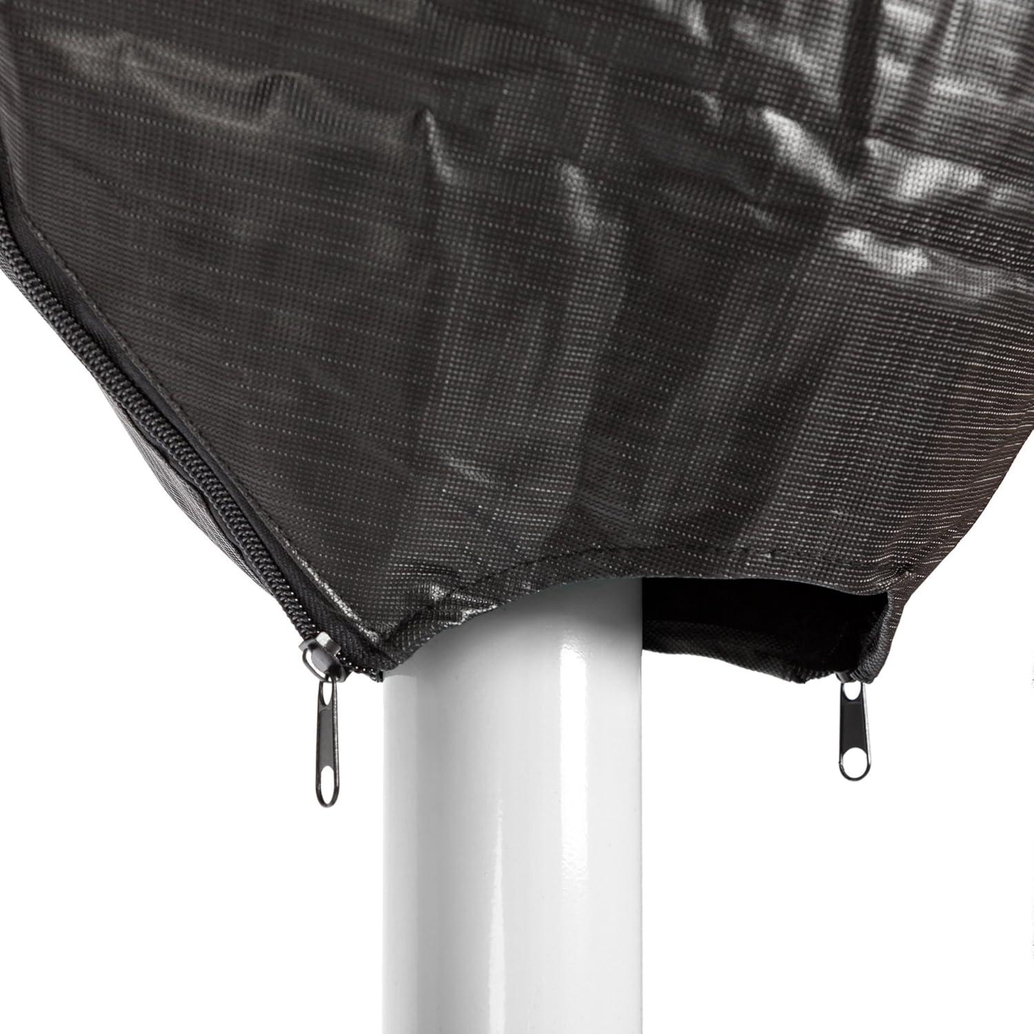 Fire Sense Fire Sense Outdoor Vinyl Head Cover LPG Patio Heaters Heavy Duty 10 Gauge Felt Lined with 32" Reflectors-Black