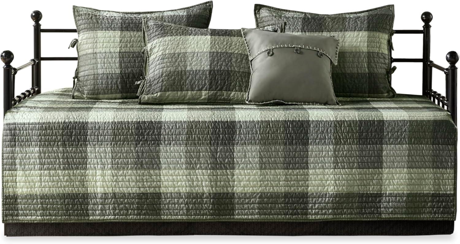 Ridge 3 Piece Reversible Plaid Daybed Cover Set