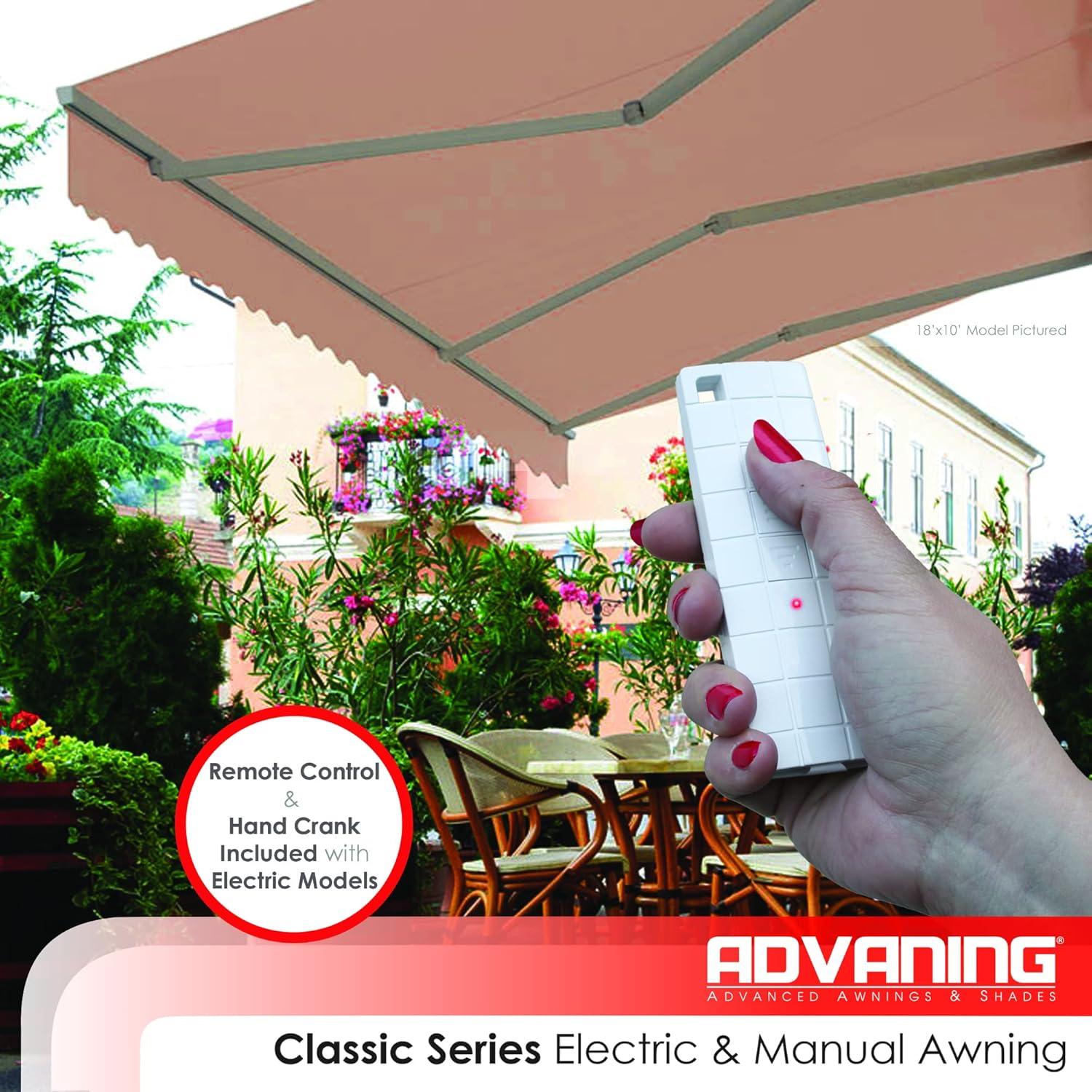 Advaning Classic Manual Retractable Patio Awning