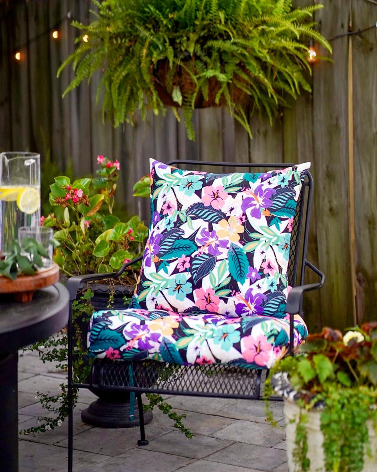 Vera Bradley by Classic Accessories Water-Resistant Patio Chair Cushions