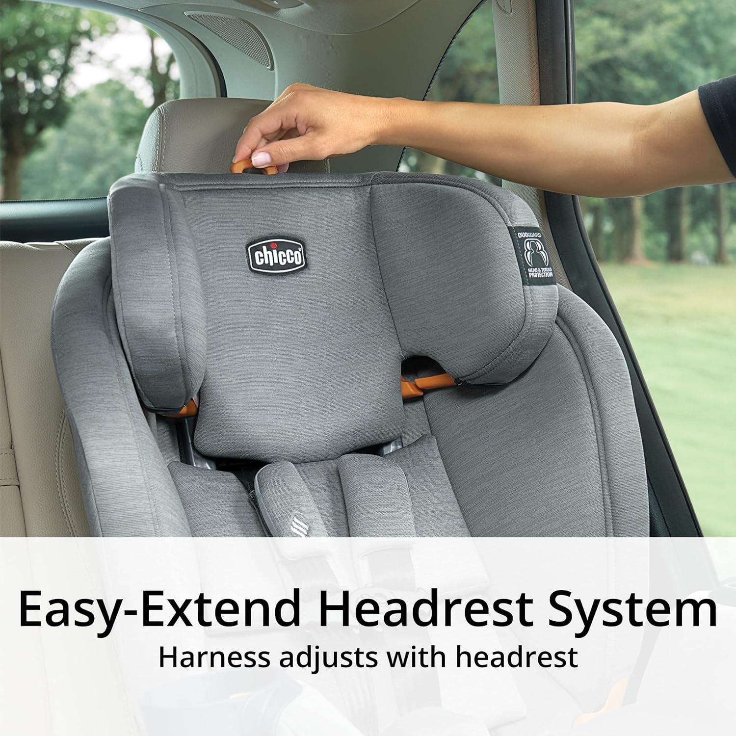 Chicco OneFit ClearTex All-in-One Convertible Car Seat - Slate
