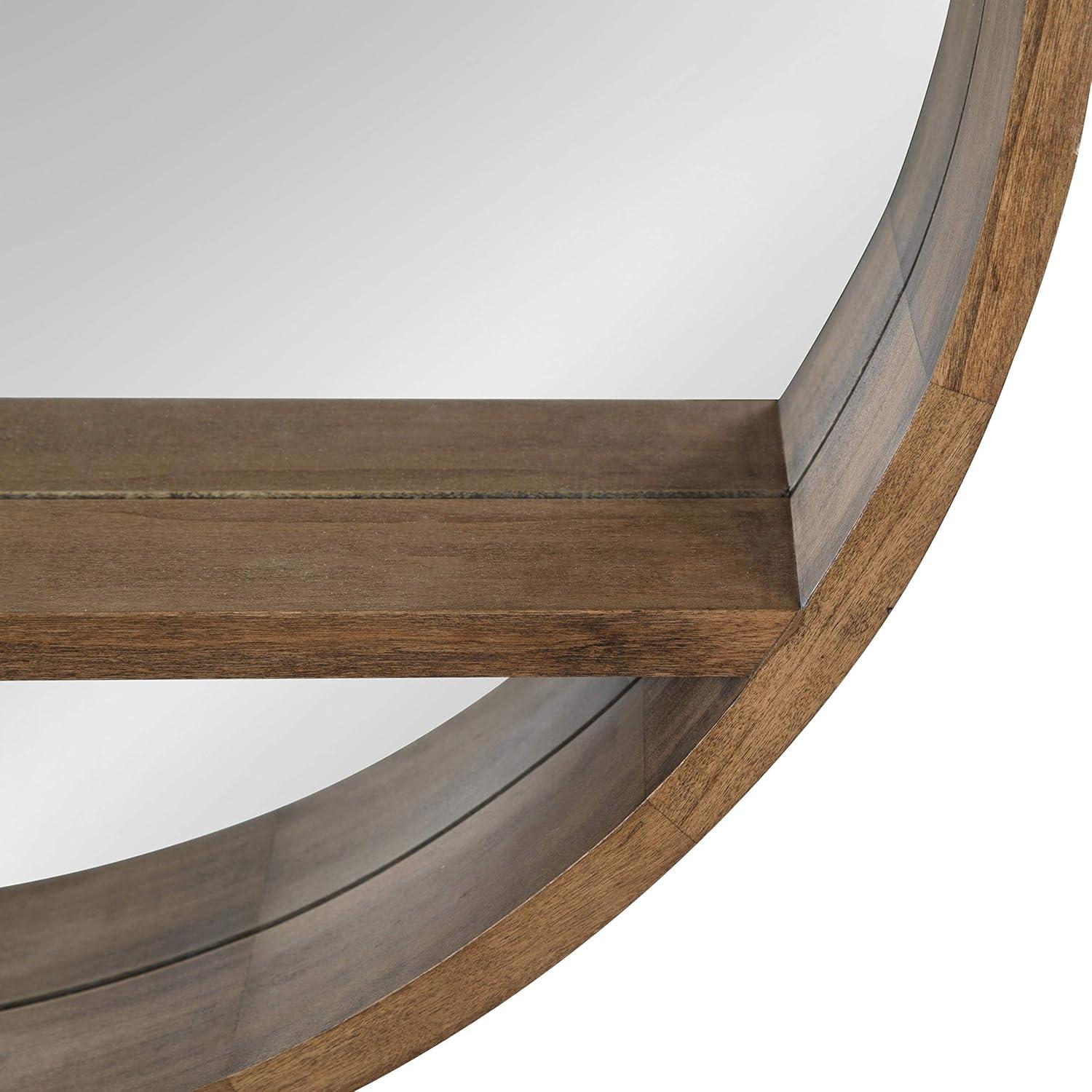 Shane Flat Wall Mirror with Shelves