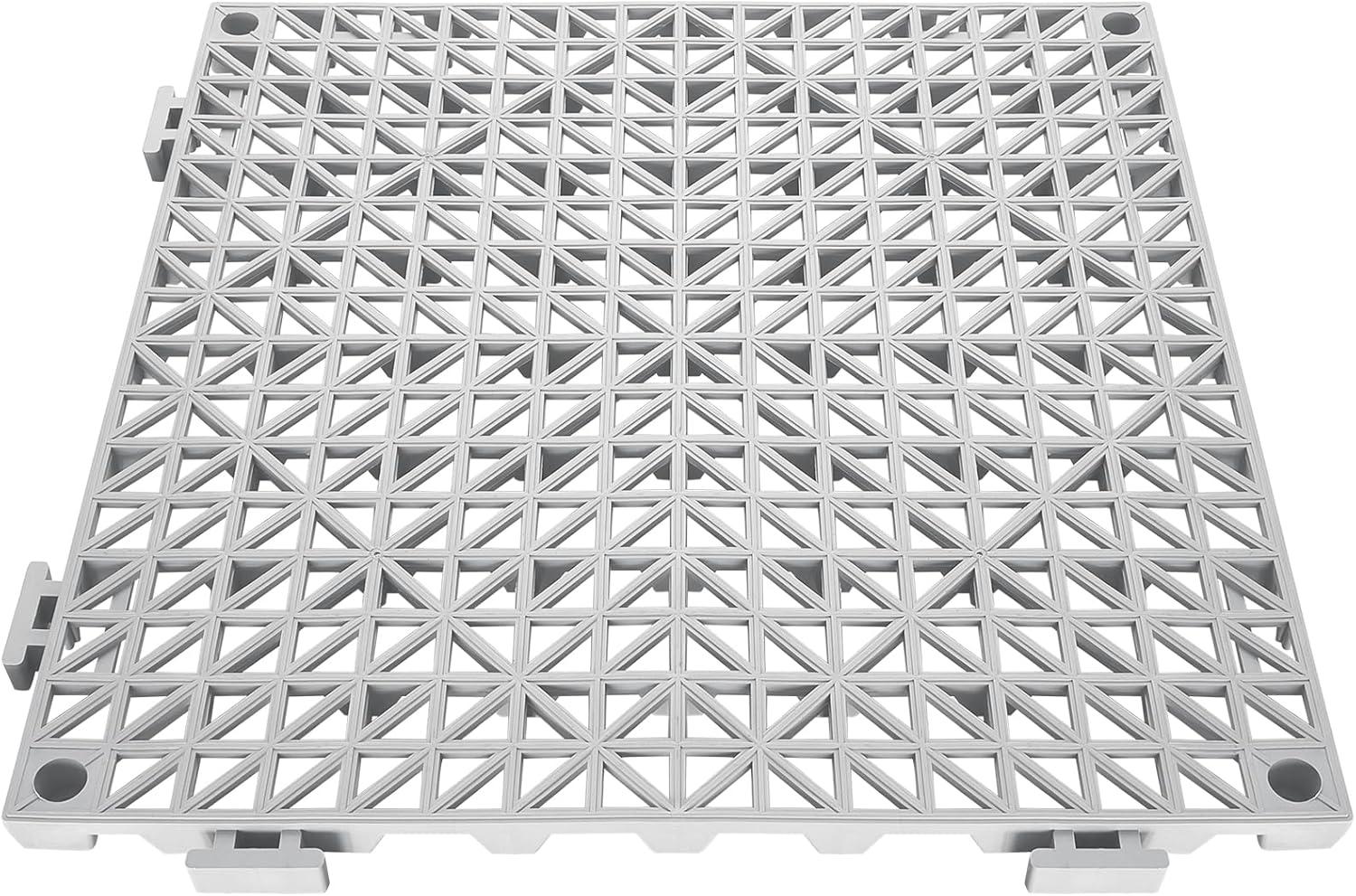 VEVOR VEVOR 12" X 12" Drainage Mats In Different Colors VEVOR 12 W x 12 L Outdoor Deck Tiles (Set of 50)