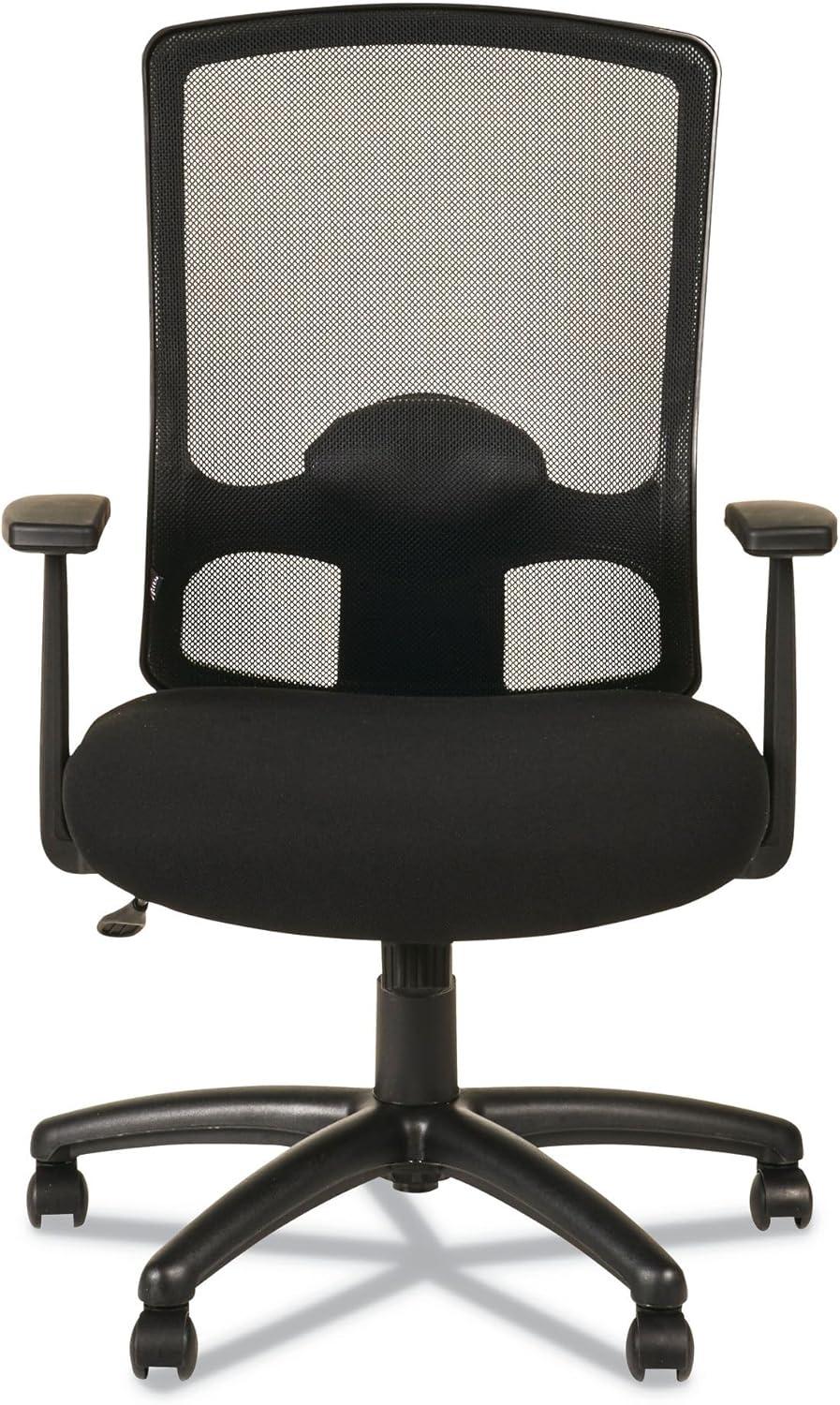 Alera Alera Etros Series High-Back Swivel/Tilt Chair, Supports Up to 275 lb, 18.11" to 22.04" Seat Height, Black