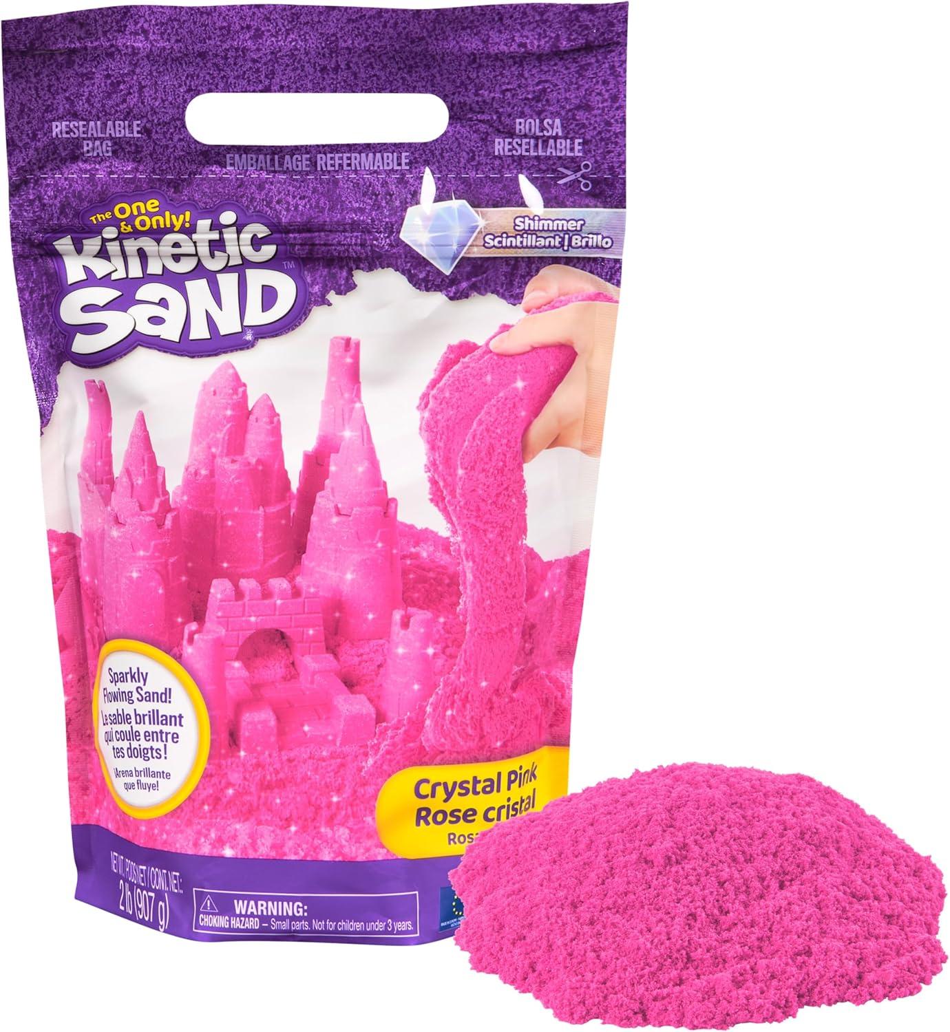 Kinetic Sand Crystal Pink Shimmer Sand 2lb
