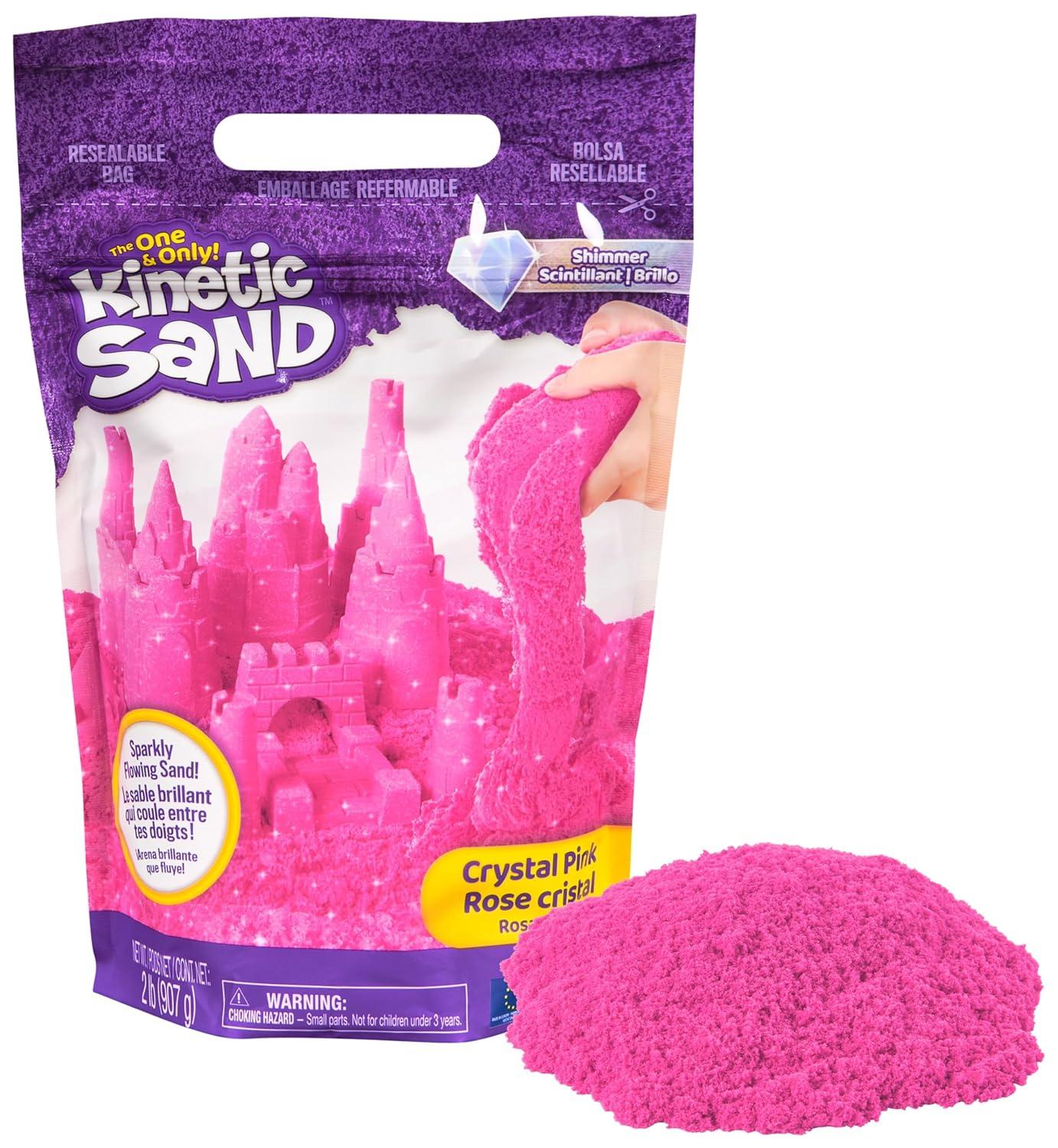 Kinetic Sand Crystal Pink Shimmer Sand 2lb