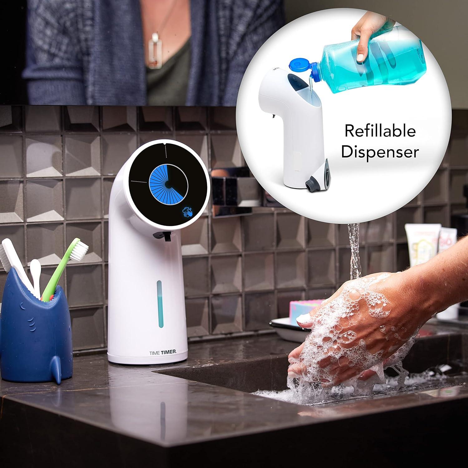 Time Timer® WASH® Touchless Handwashing Timer + Soap Dispenser