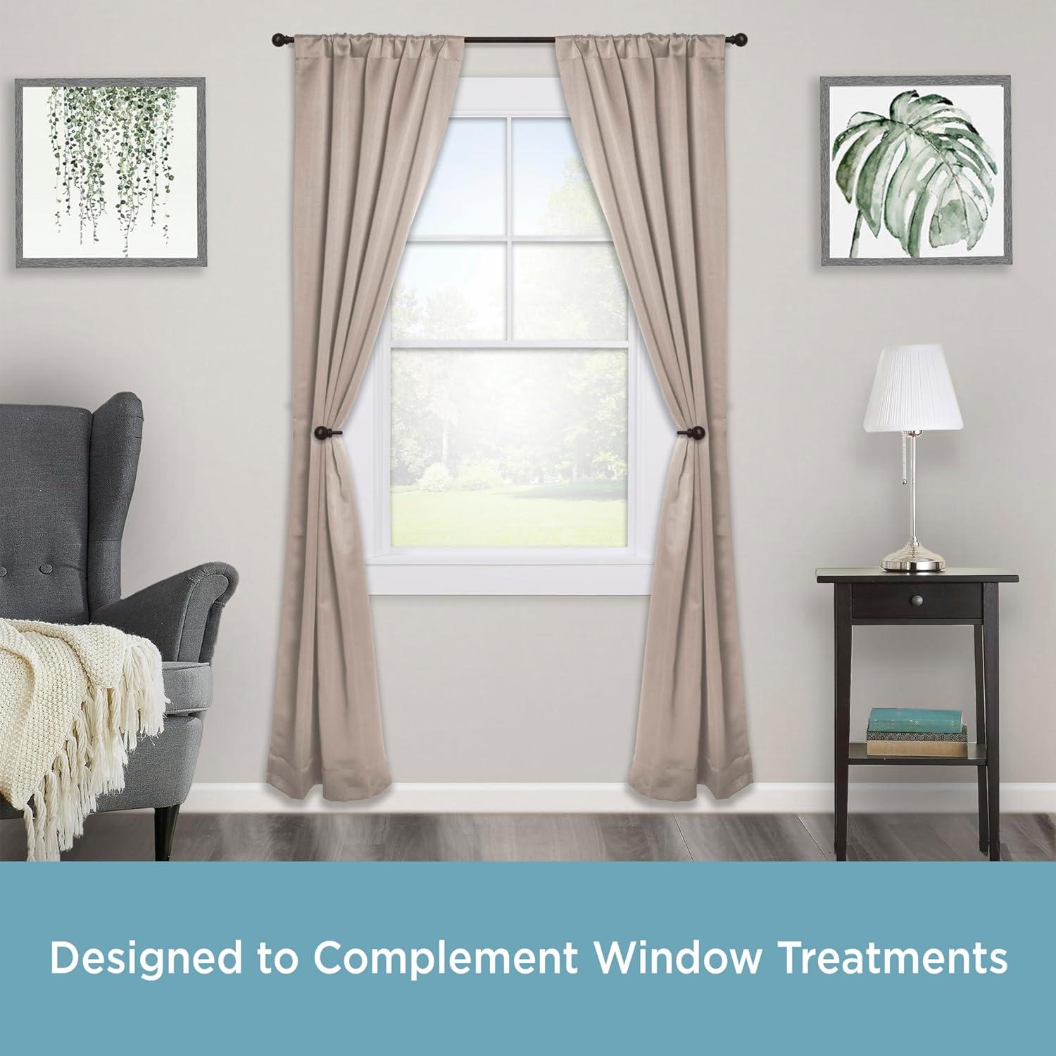 Kenney Kenney Decorative Ball Holdbacks For Curtains And Drapes (Set of 2)