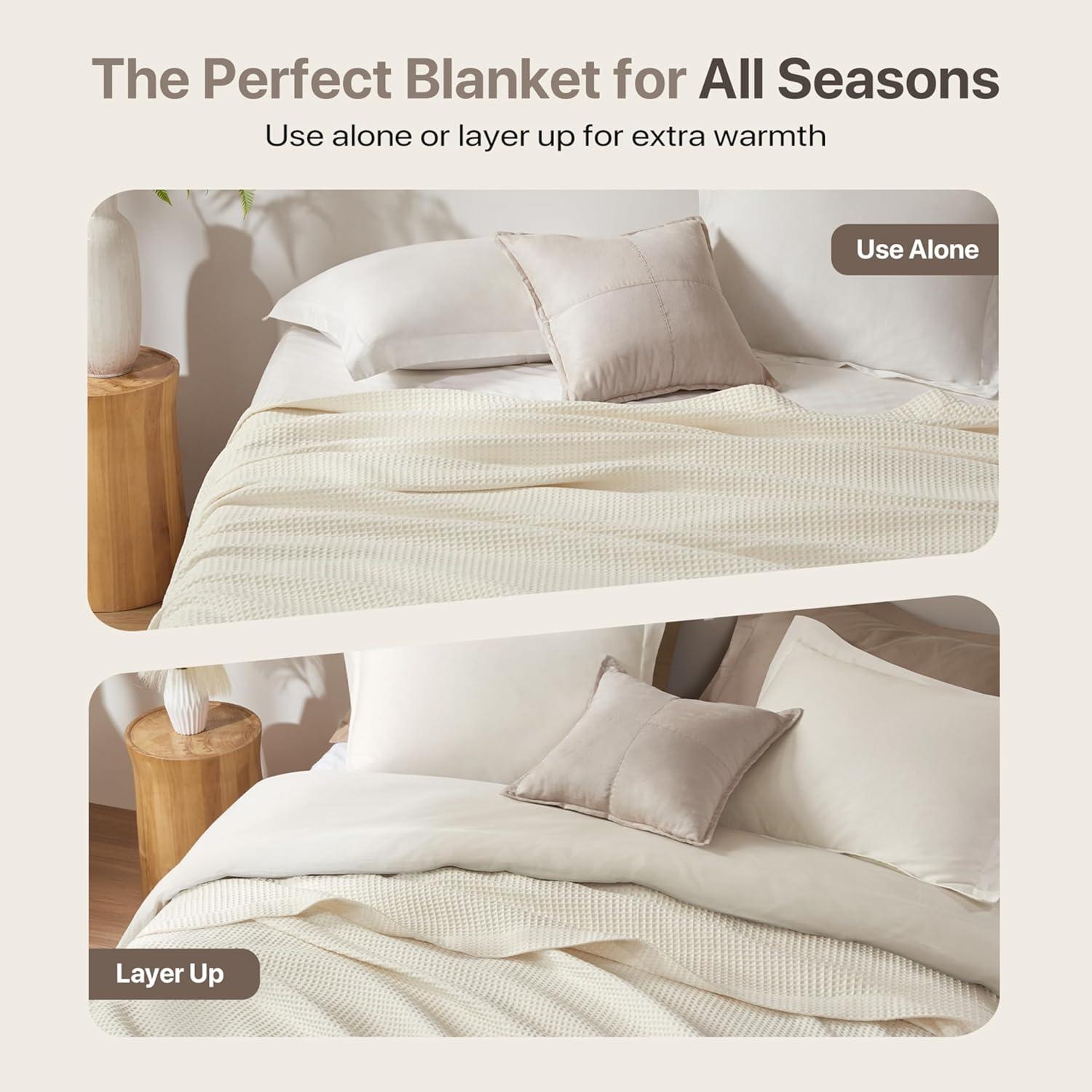 Waffle Weave Cotton Blanket
