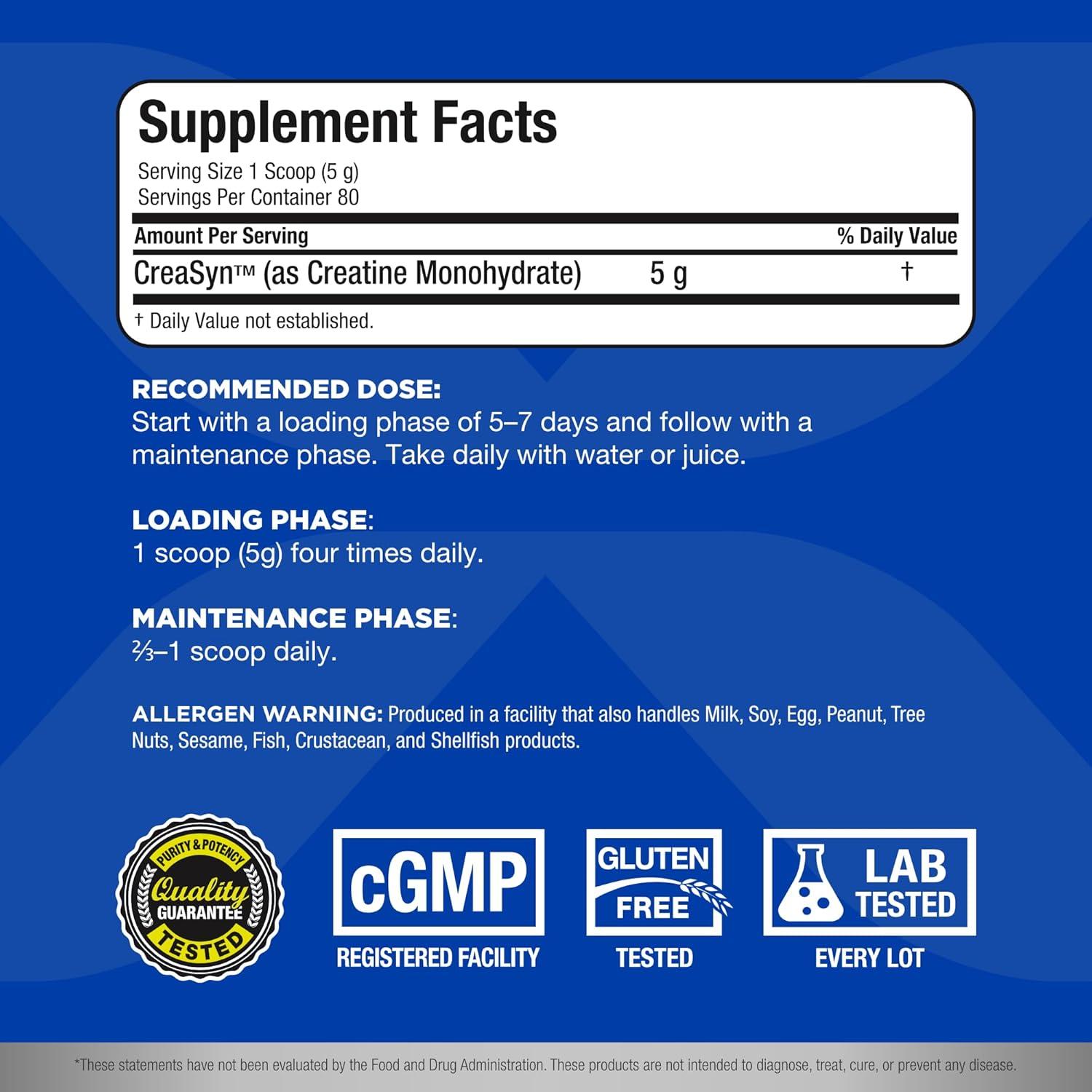 ALLMAX Creatine, Pharmaceutical Grade, Unflavored, 14.11 oz (400 g)