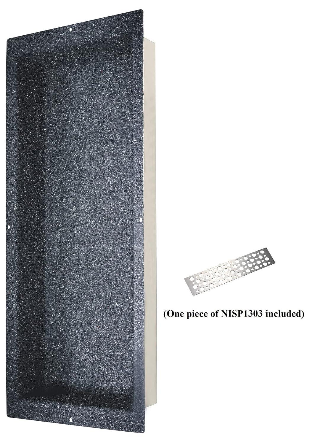 Shower Niche with Support Plate Wall Organizer Rectangular Bathroom Niche Shelf