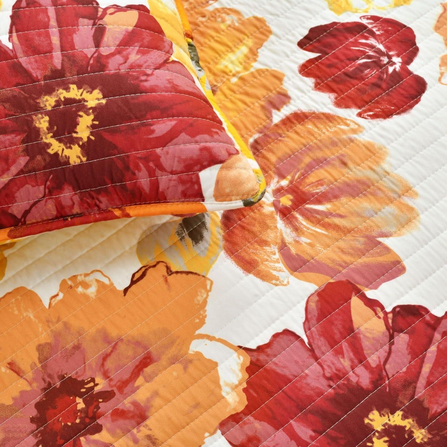 Lush Decor Leah Reversible Quilt Set