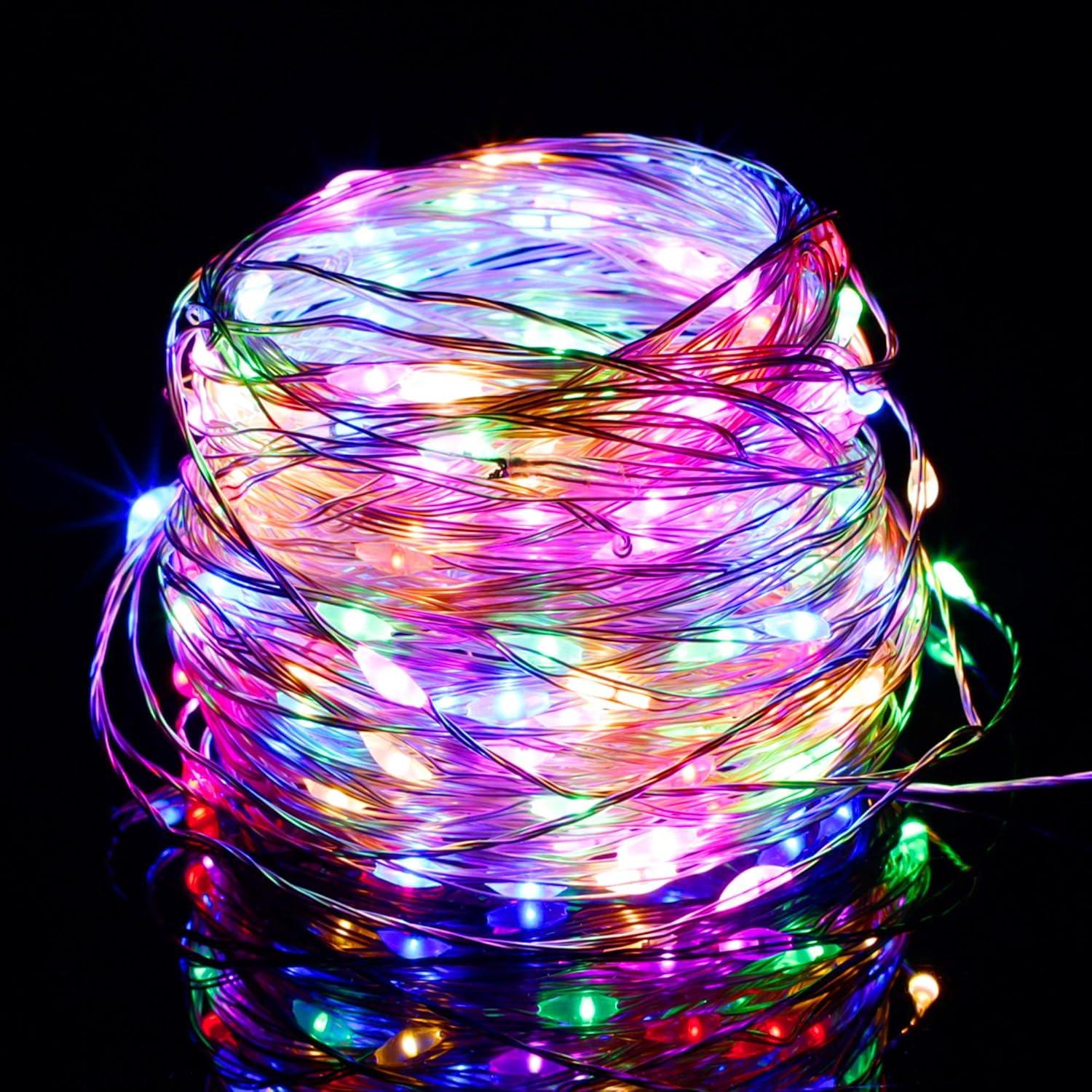 66ft Multicolor LED Christmas Fairy String Lights