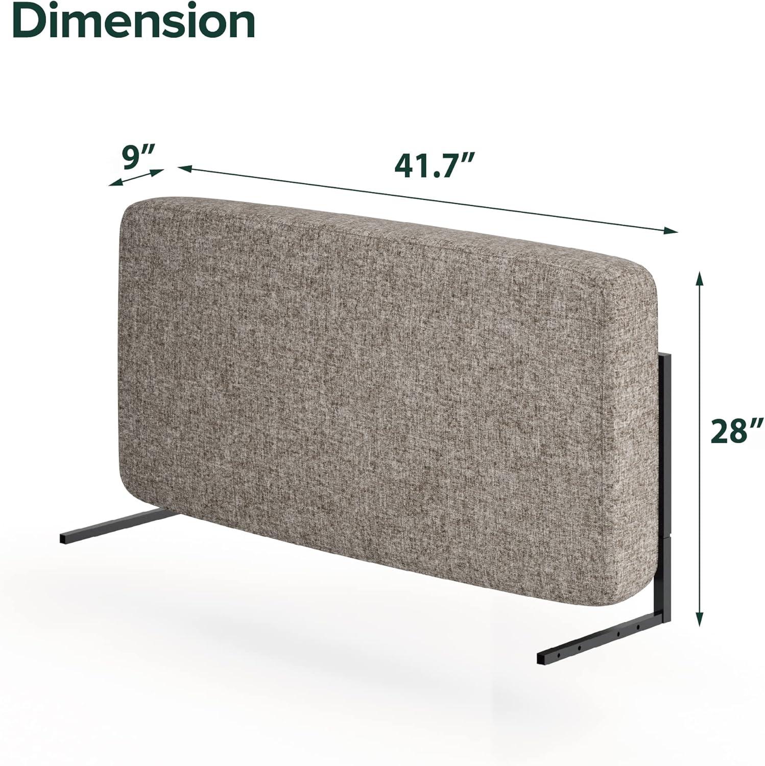 Zinus Parker Metal Platform Bed, Charcoal, Twin