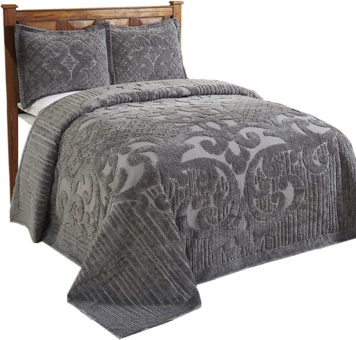 Ashton Elegant Cotton Traditional Tufted Coverlet / Bedspread