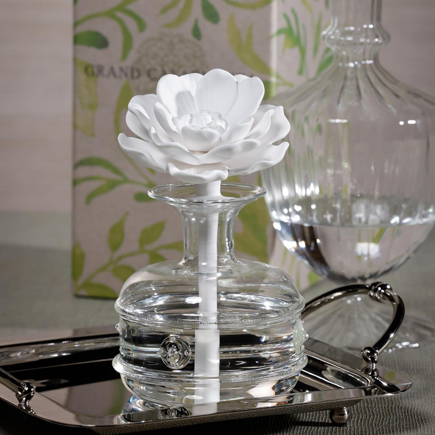 Zodax Grand Casablanca Porcelain Diffuser, Water Lotus
