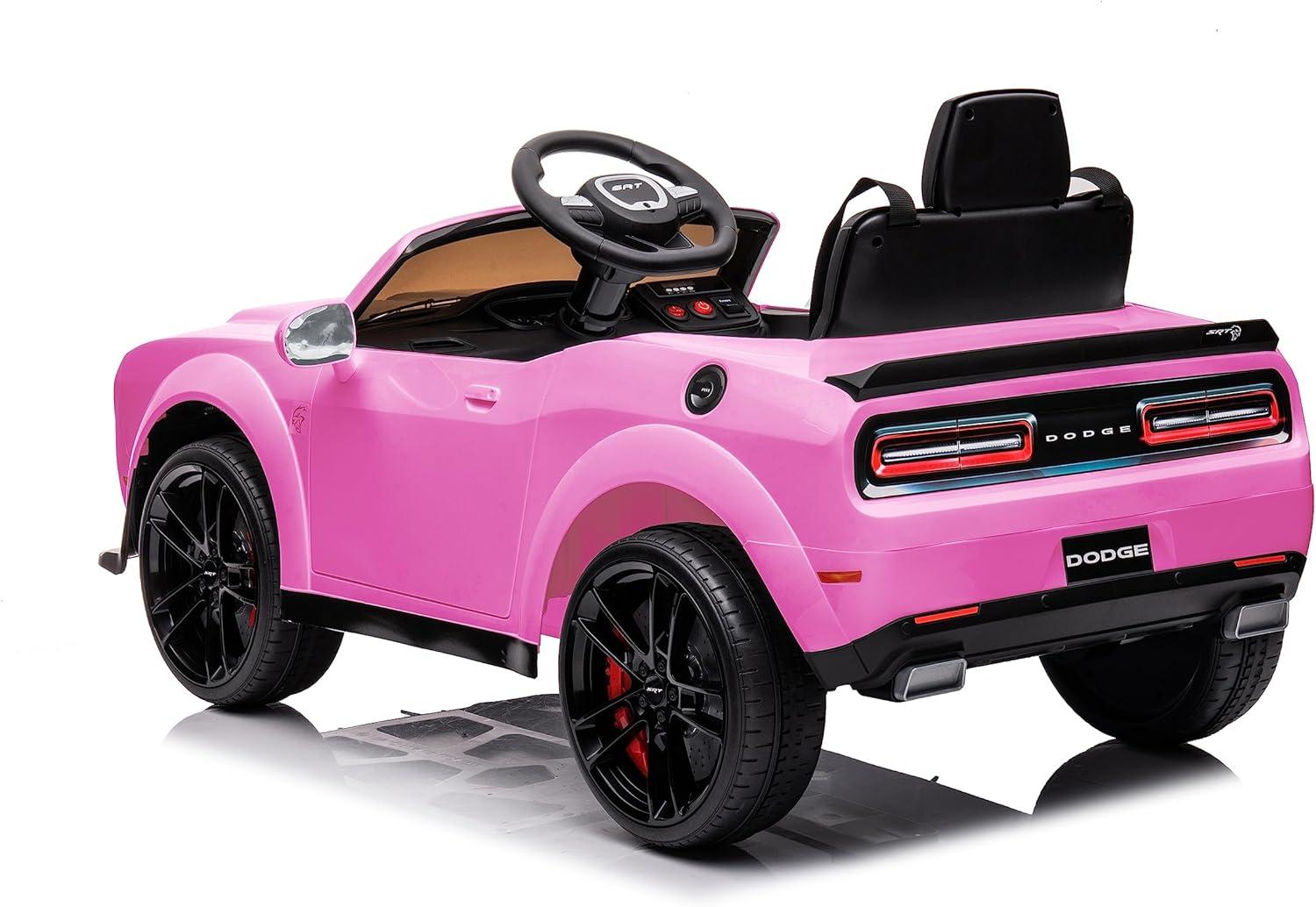 Best Ride On Cars DODGE Challenger 12V Pink